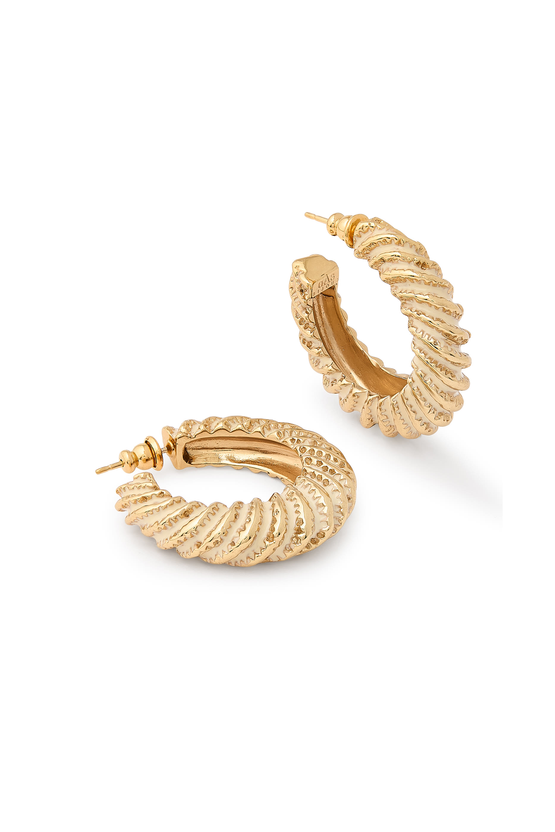 Tiki Hoop Earrings