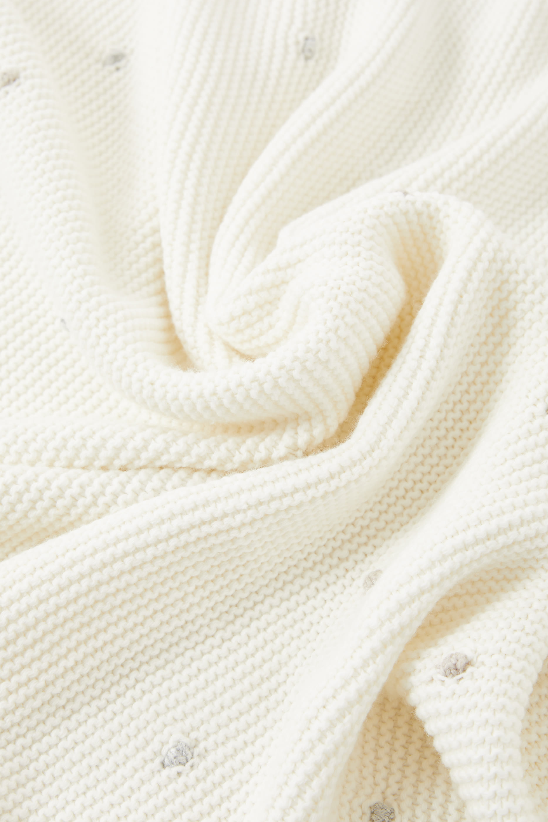 Kids Spot Embroidered Blanket