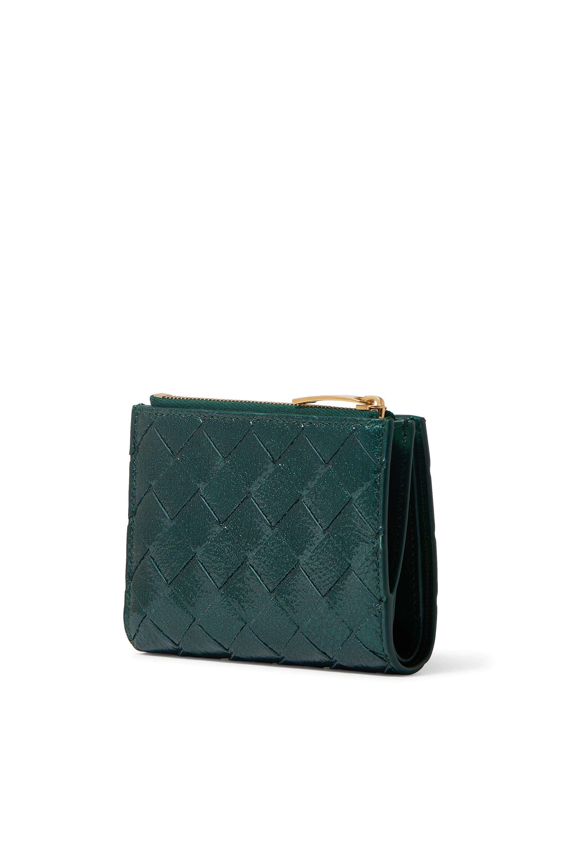 Intrecciato Small Bi-Fold Wallet