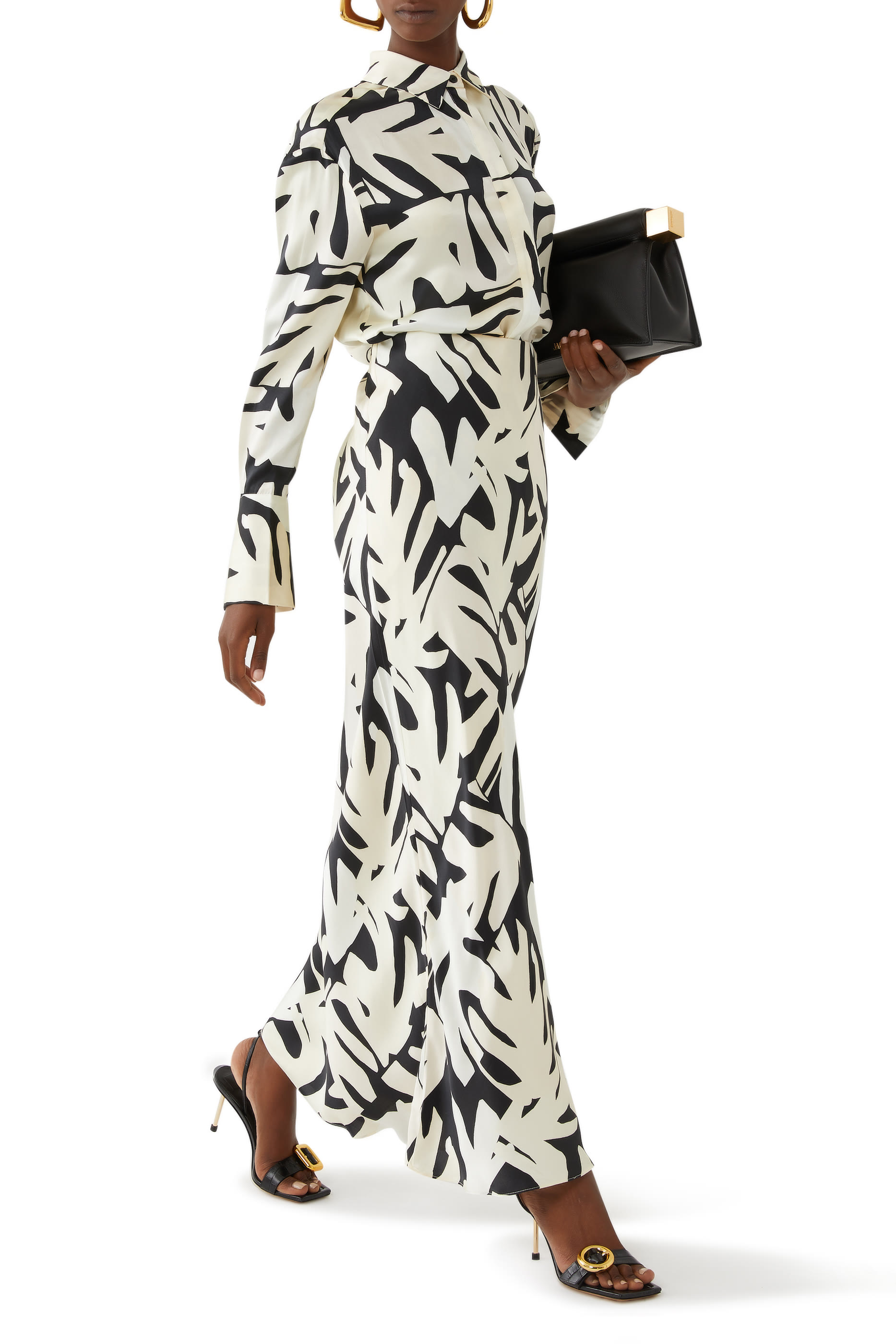 Micah Bias Cut Maxi Skirt