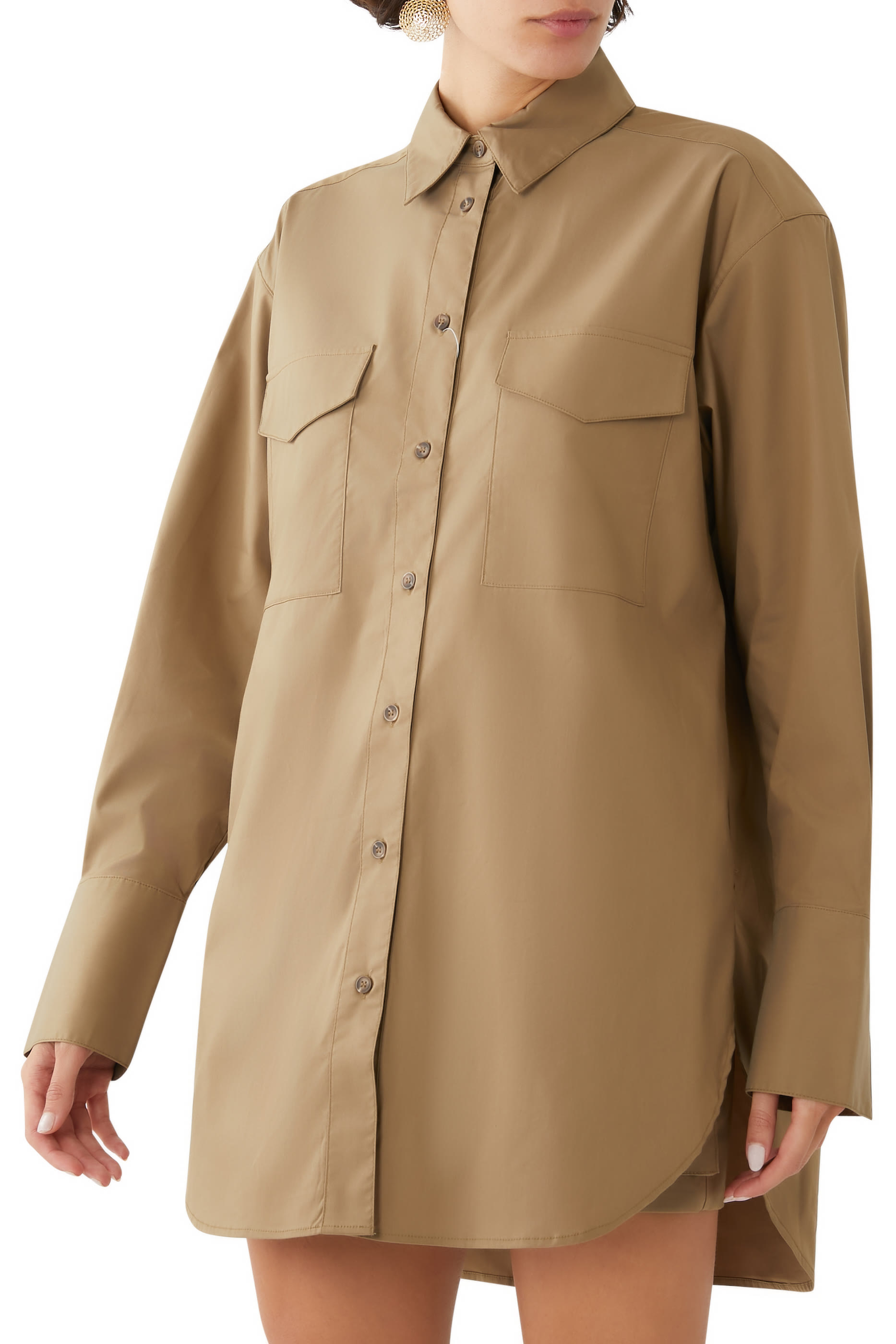 Sabato Oversized Patch Pocket Shirt