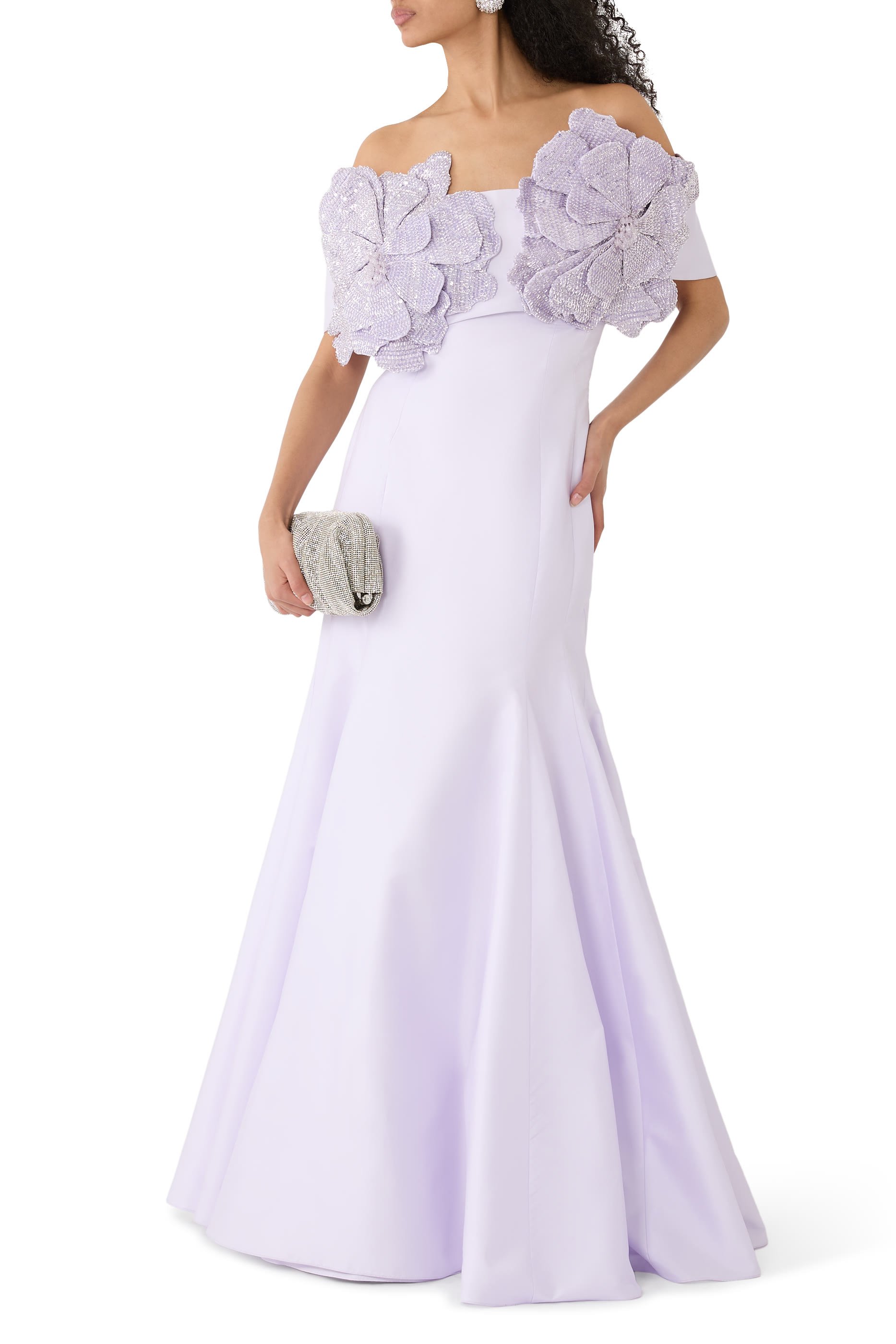 3D Orchid Gown 