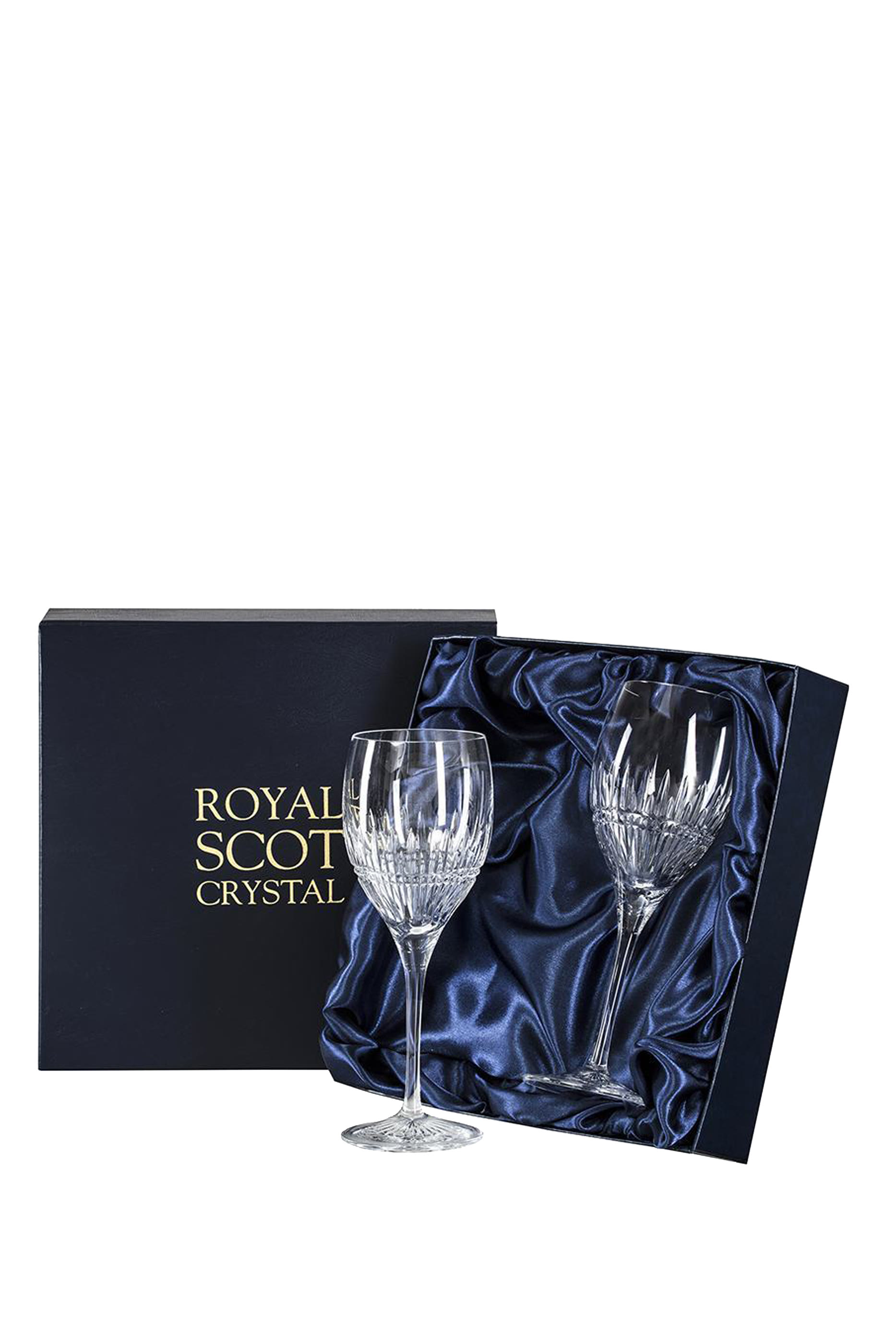 Iona Large Crystal Wine Glasses, Set of 2