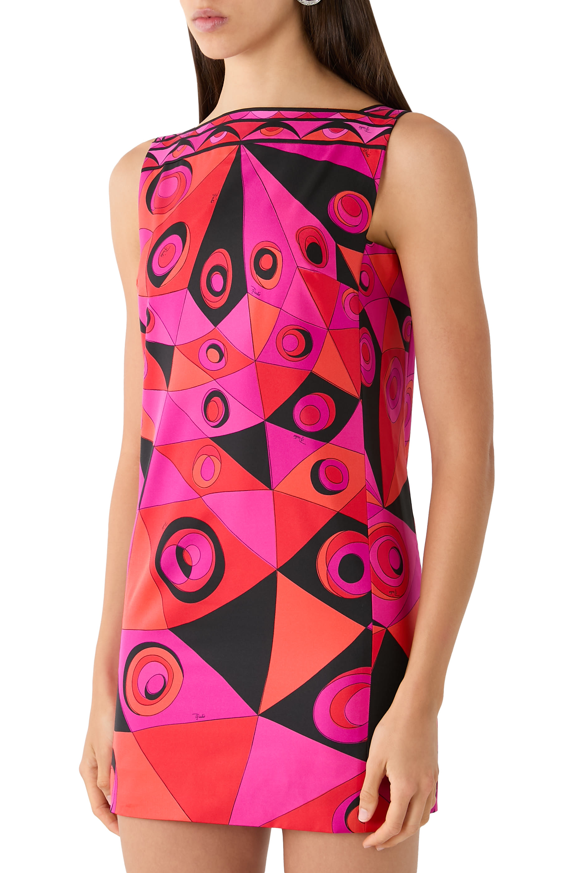 Occhi Print Dress