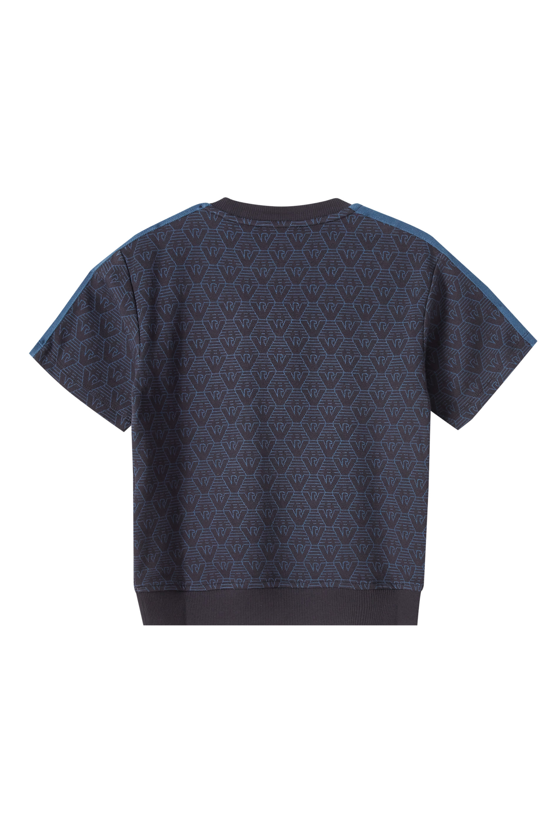 Kids All-Over Eagle Logo Jacquard Jersey T-Shirt