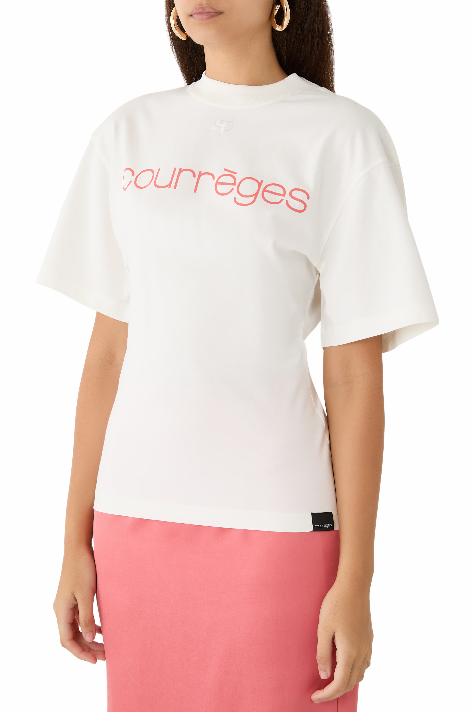 Logo Waisted Printed T-Shirt