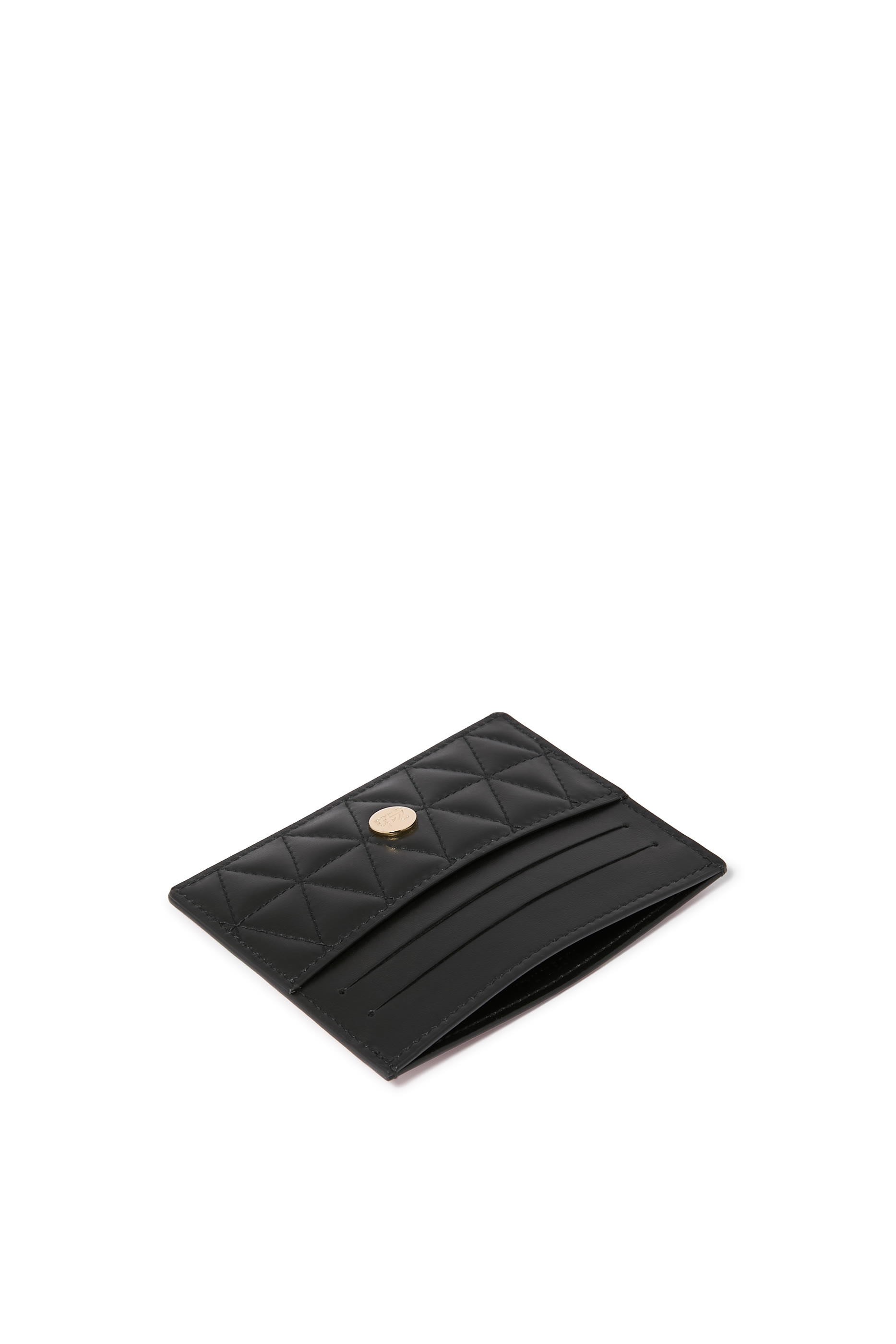 24H Du Mans Black Leather Card Holder