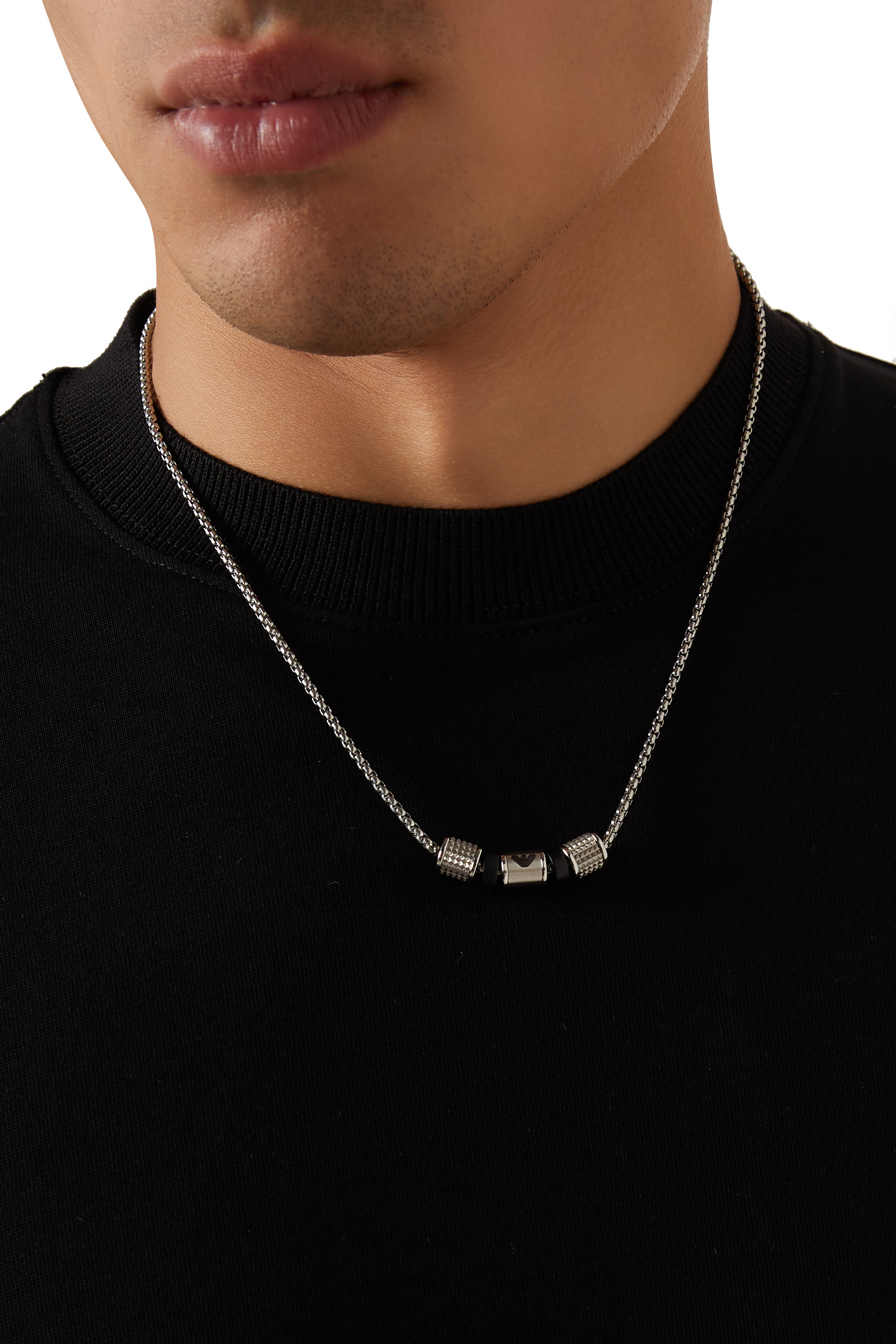 Onyx Rondelle Necklace