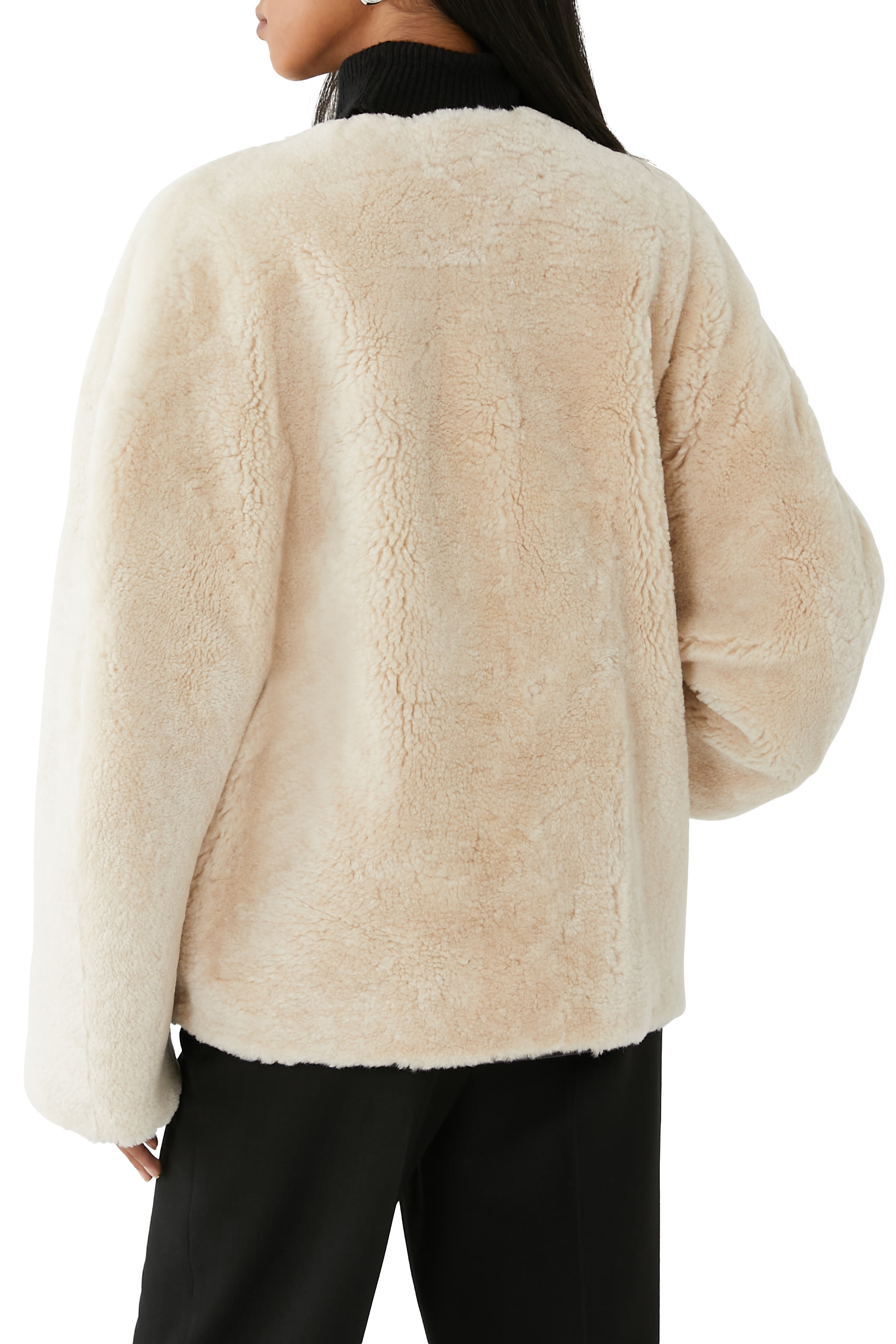 Teddy Shearling Clasp Jacket