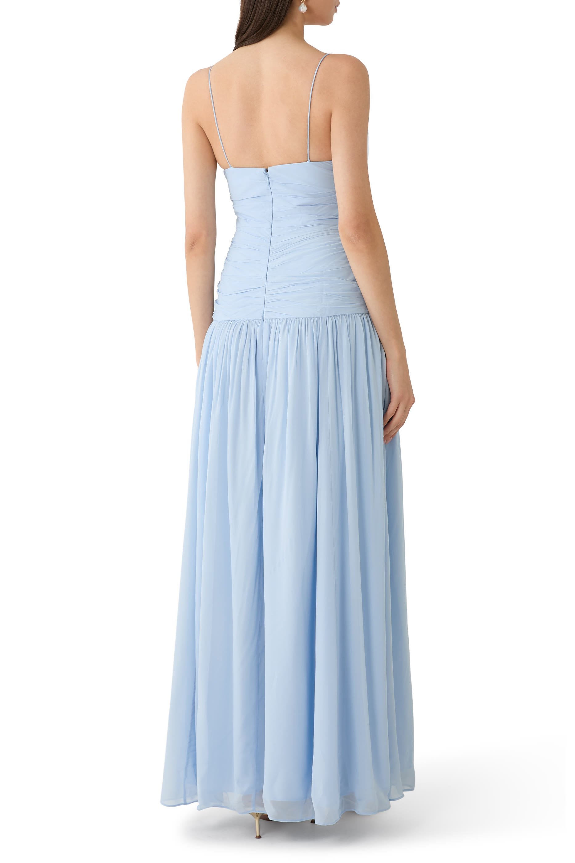 Juno Gathered Bodice Maxi Dress
