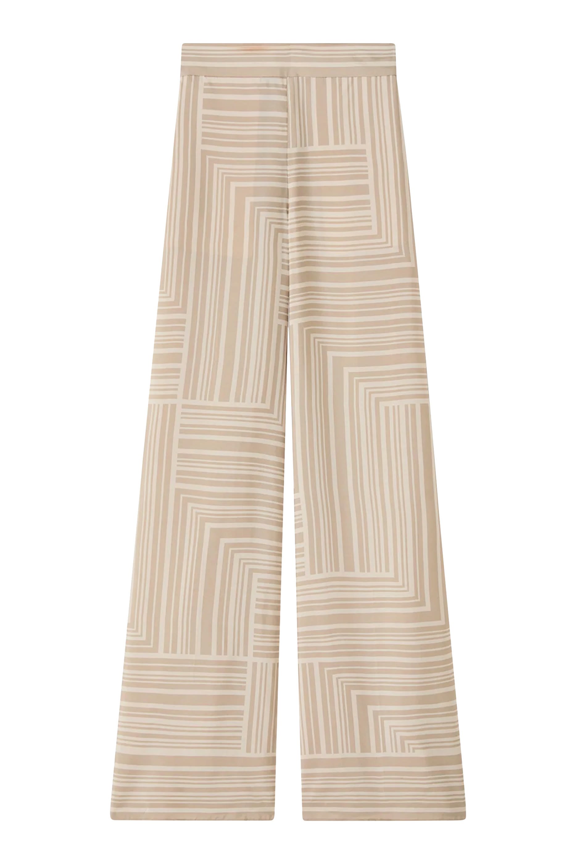 Dijon Printed Silk Trousers