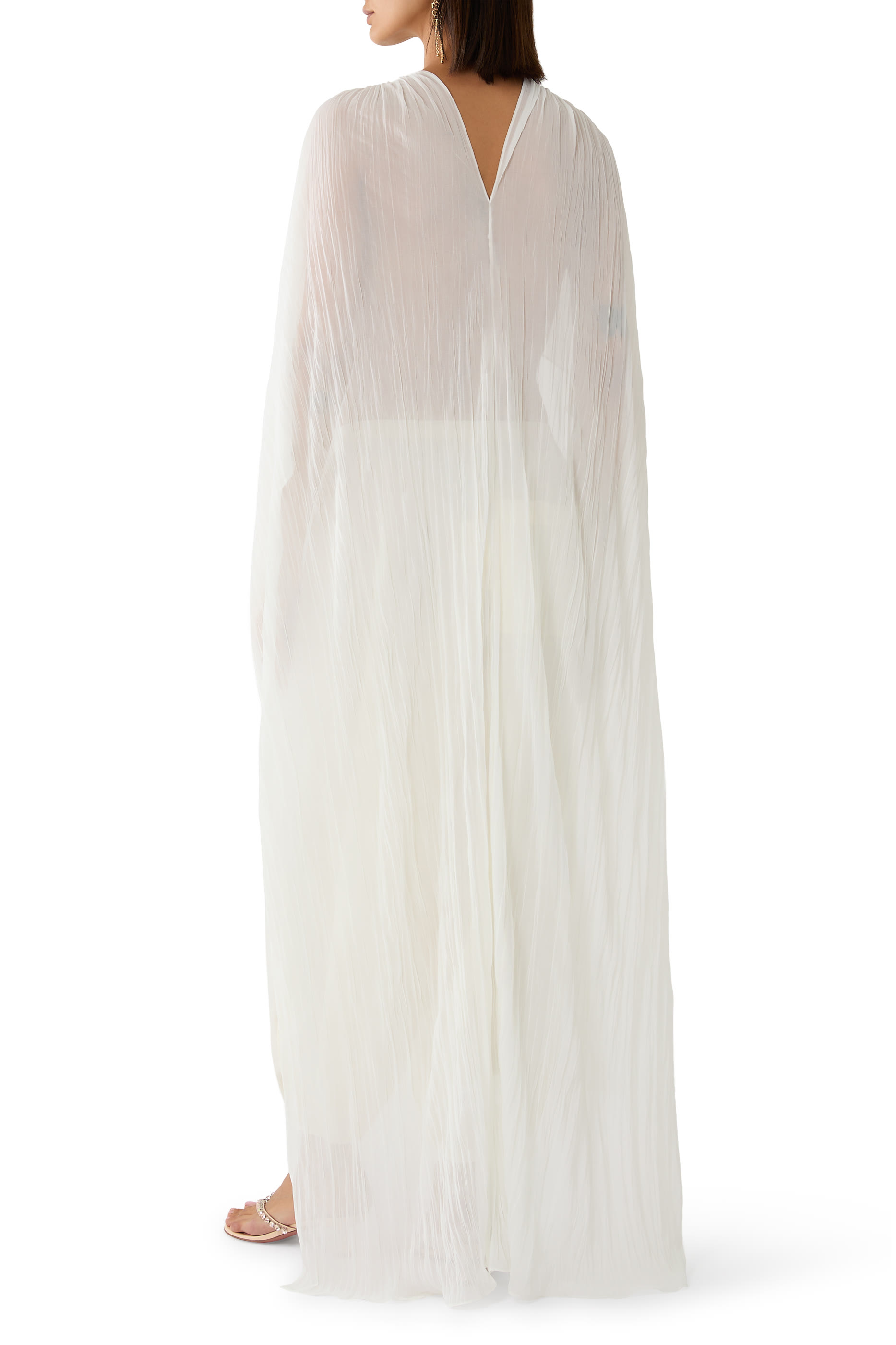  Genoa Crinkle Jersey Cape 