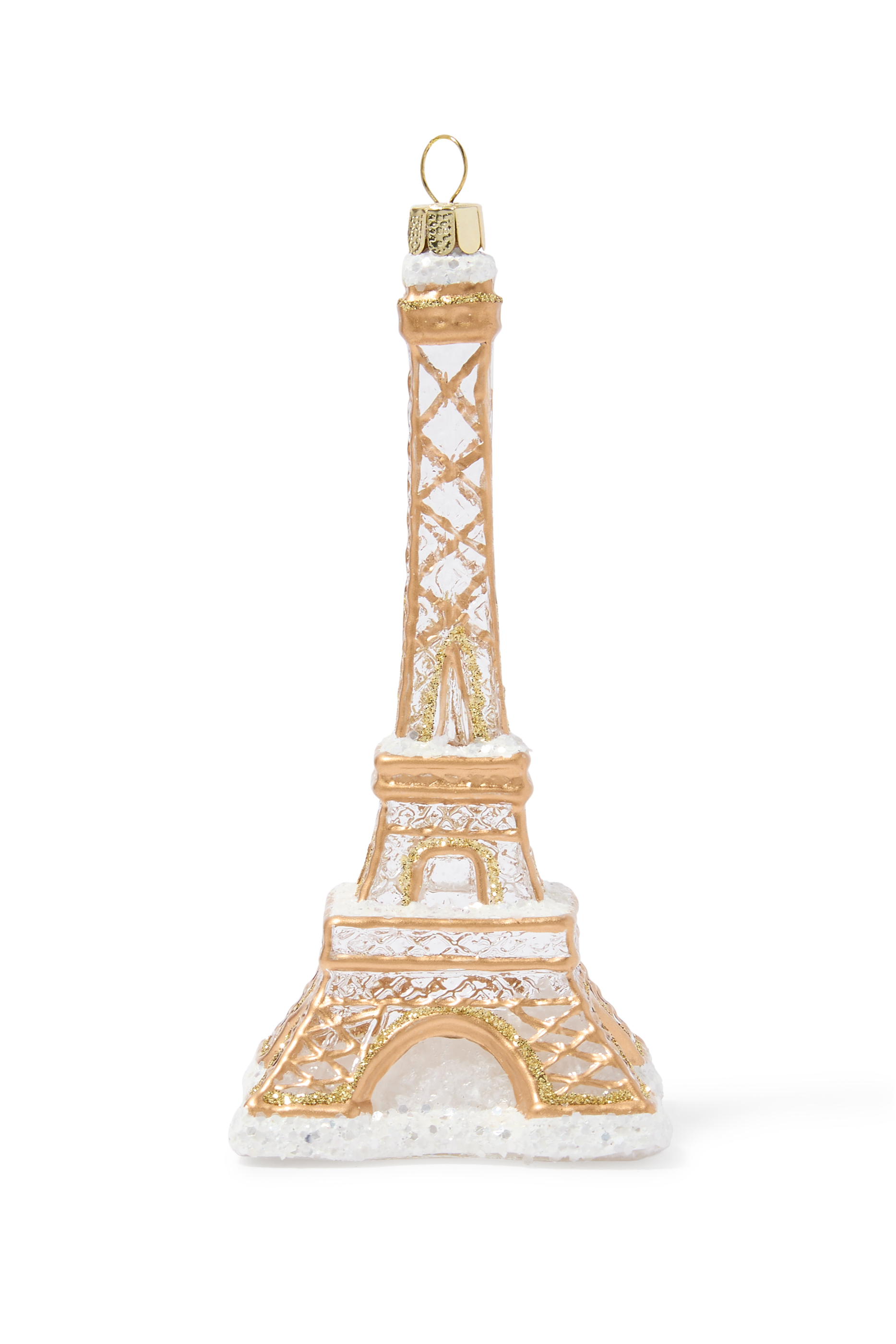 Glass Eiffel Tower Ornament