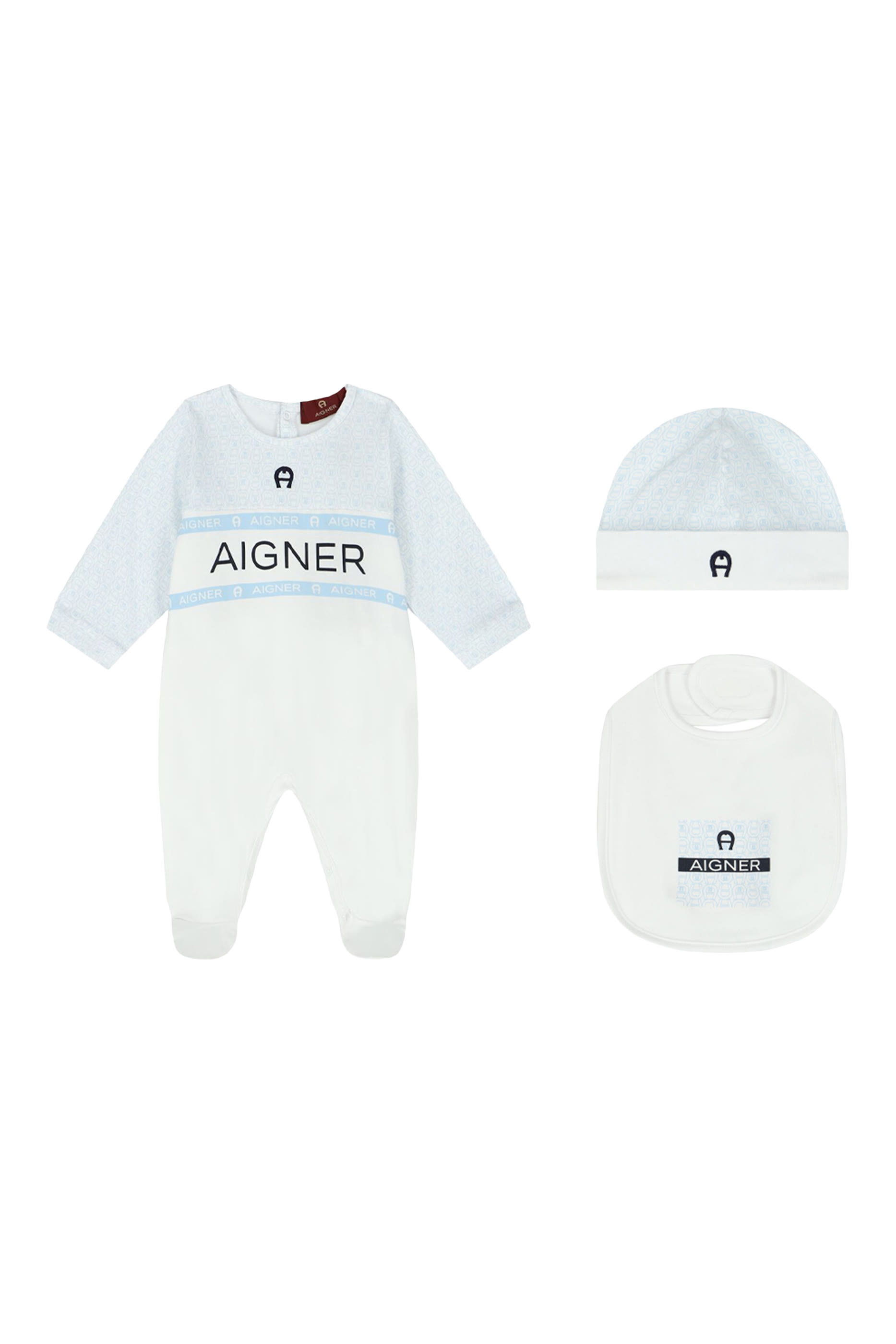 Kids Overall Pima Cotton Logo Suit