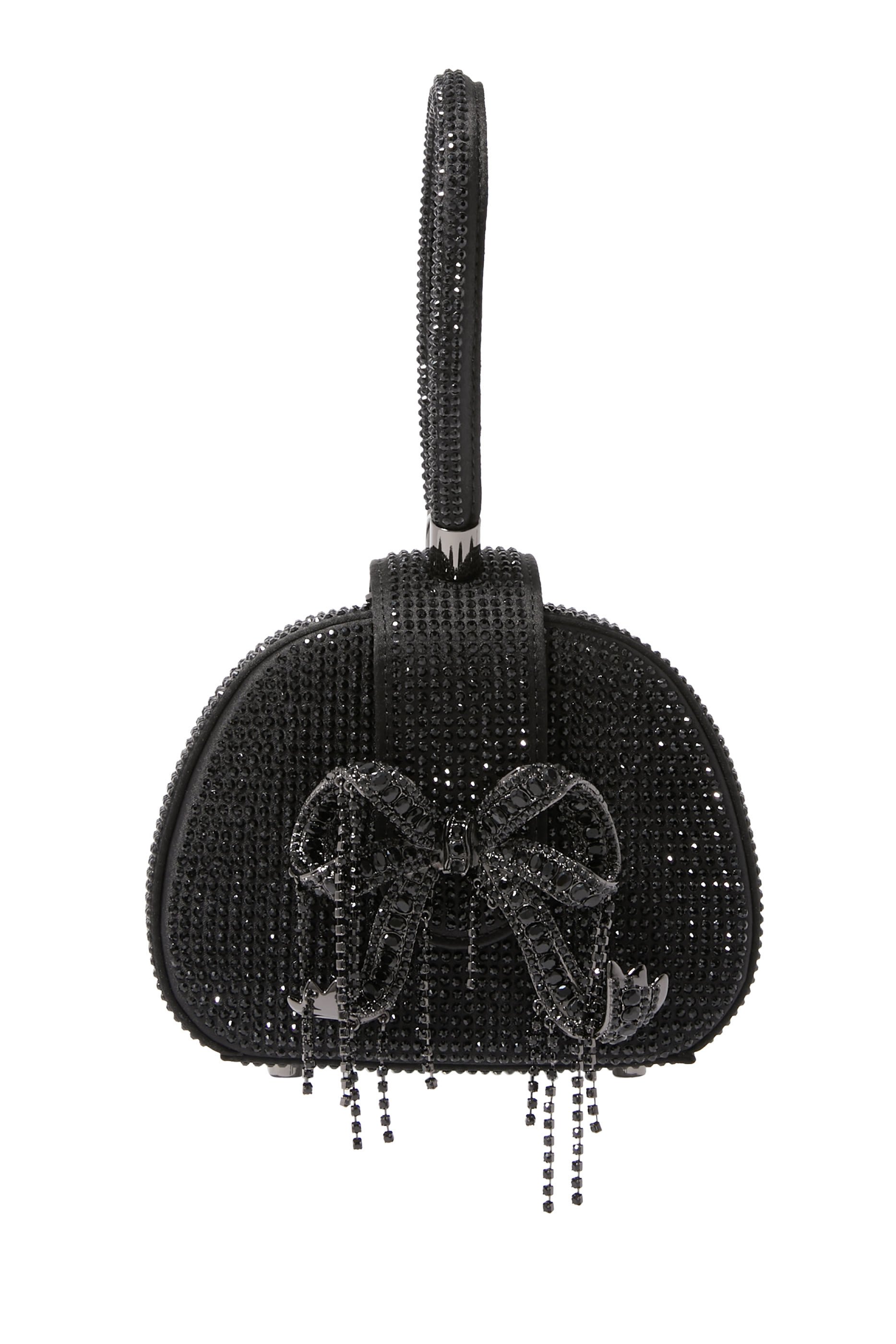 Rhinestone Top Handle Micro Bag