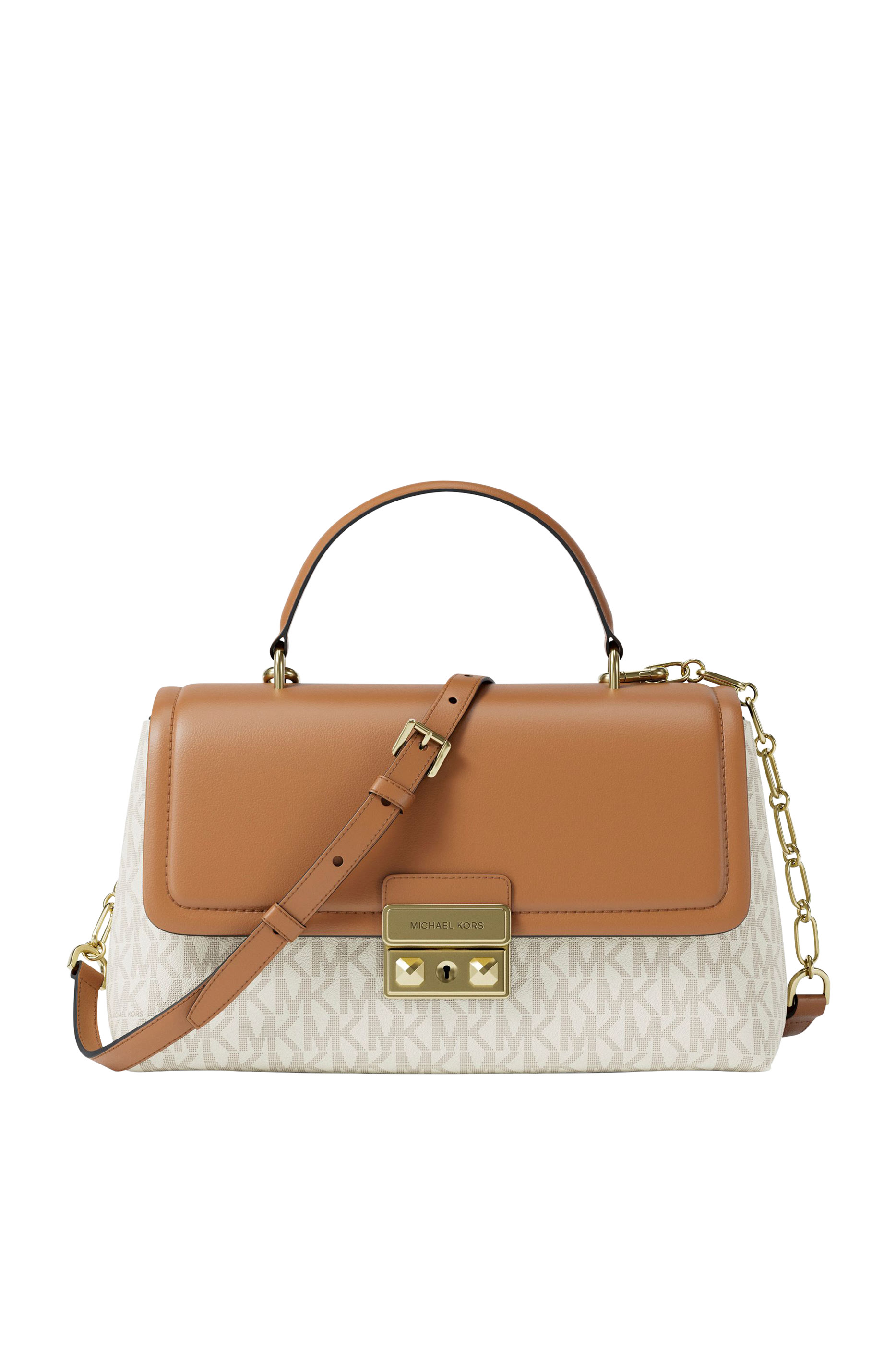 Tribeca Medium Signature Logo Satchel