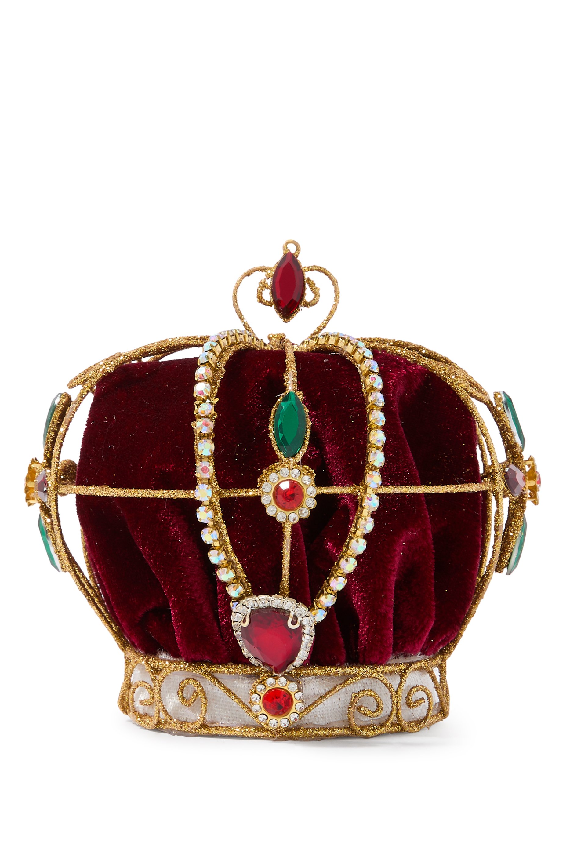 Velvet Jewel Crown Ornament