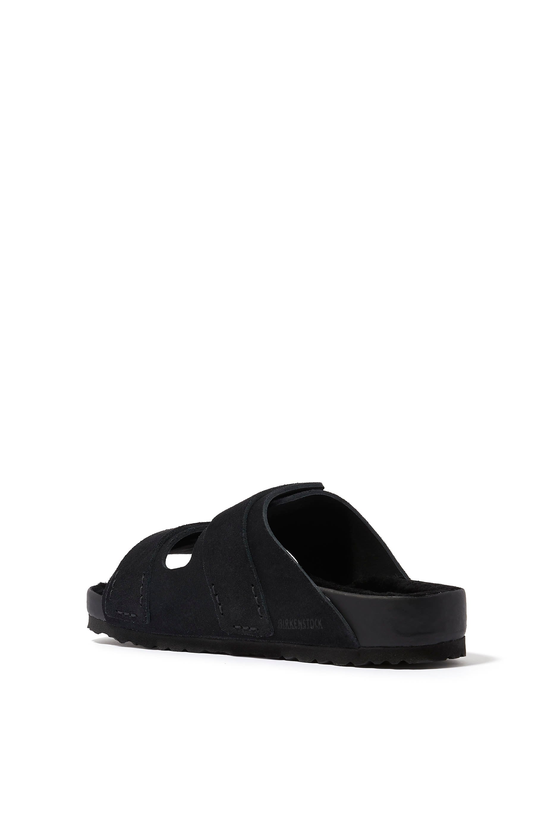 Uji Tekla Suede Fur Sandals