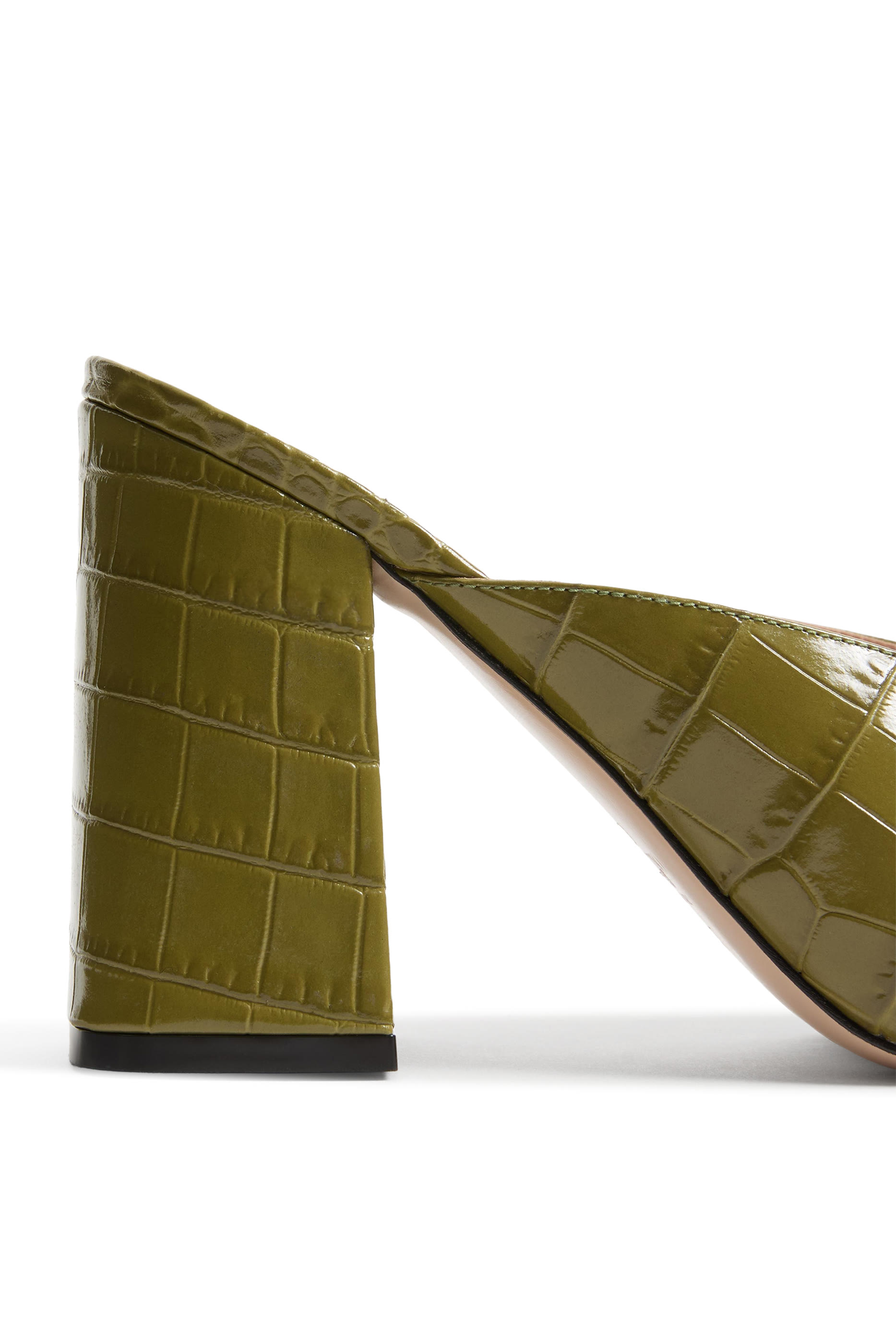 VLogo 95 Signature Slide Sandals in Printed Calfskin