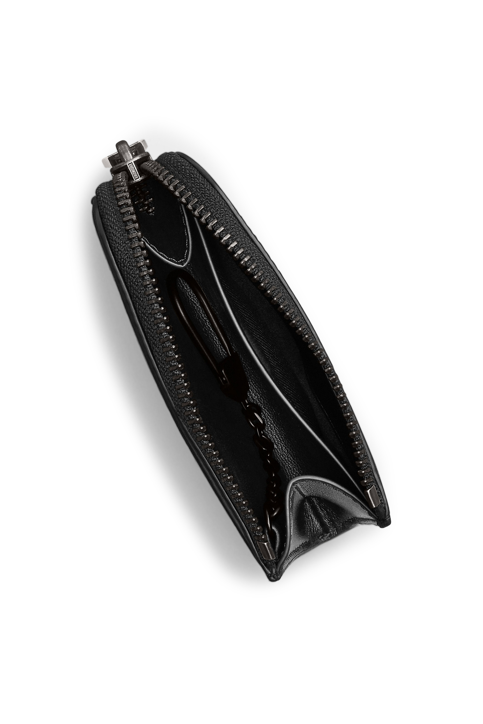 L Zip Key Case in Signature Canvas