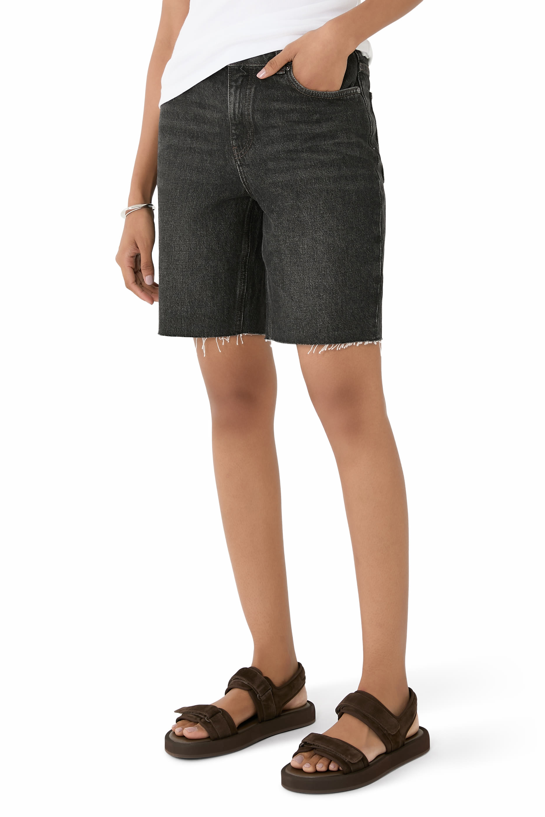 Suede Velcro Sandals