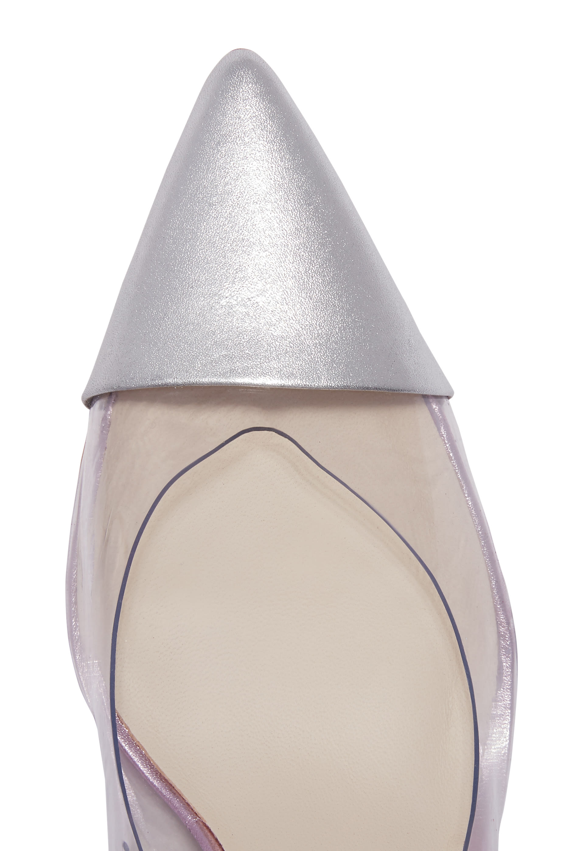 Daria Glitter Plexi-Panel Pumps