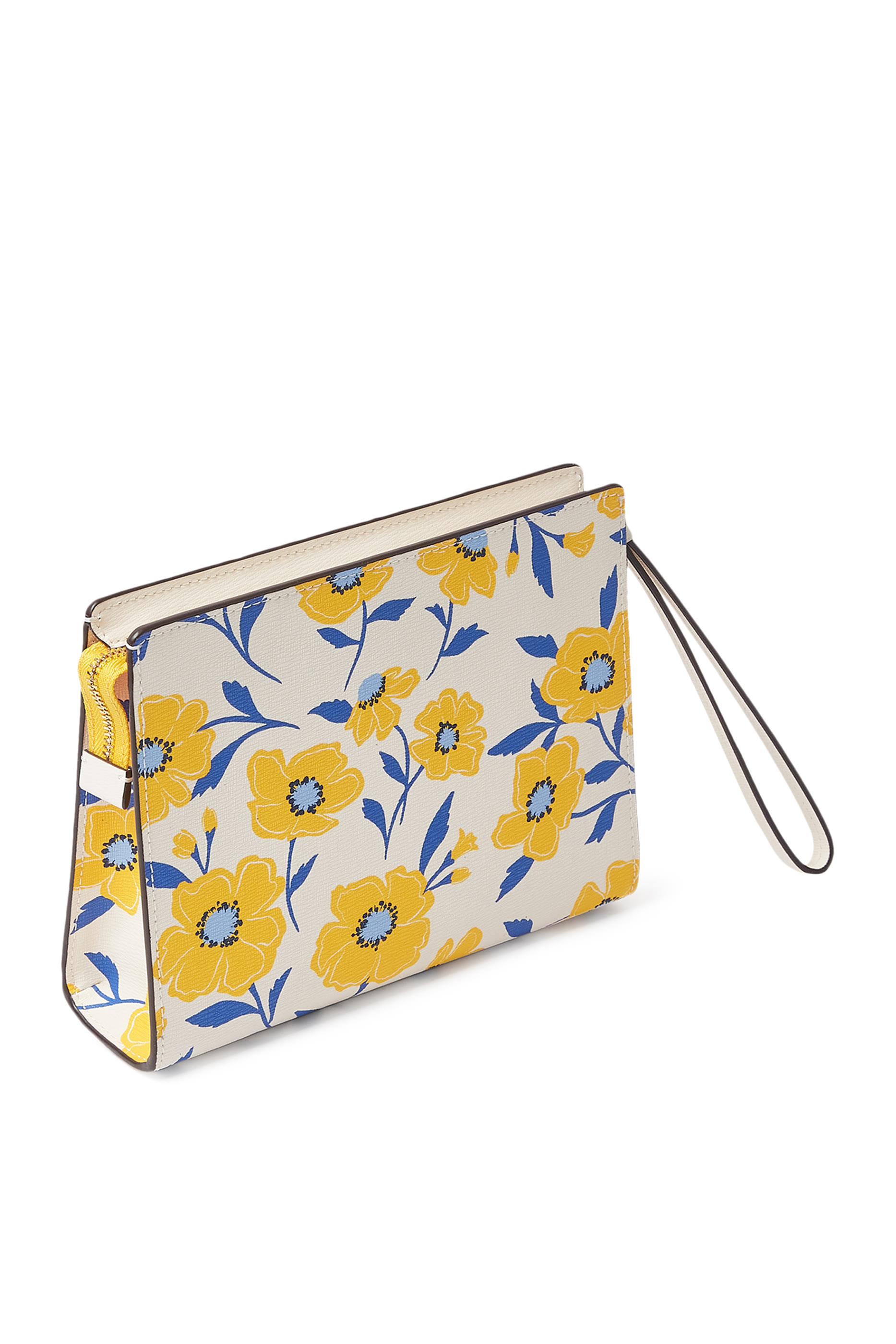 Morgan Sunshine Floral Printed Card Case Wristlet