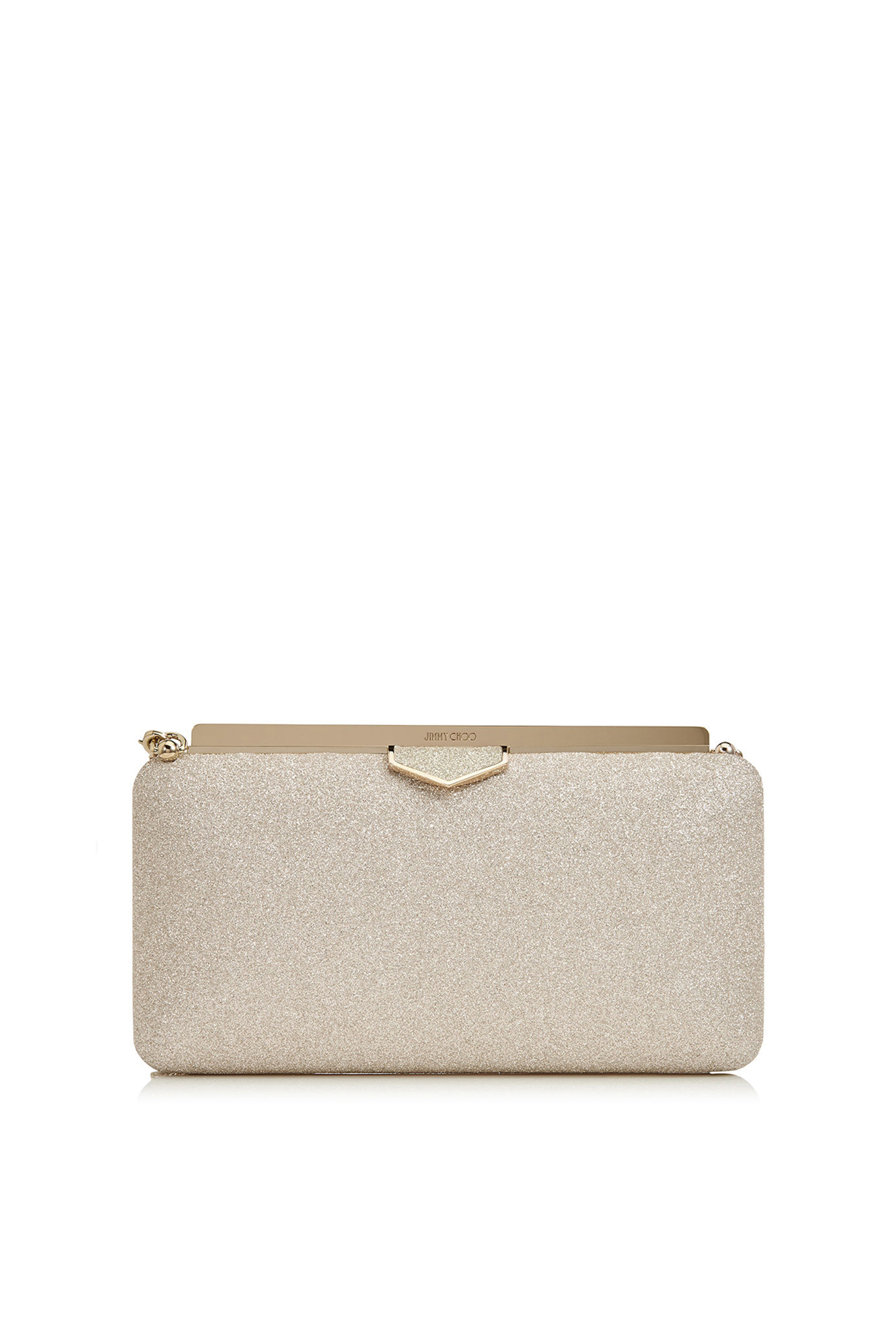 Ellipse Coarse Glitter Clutch