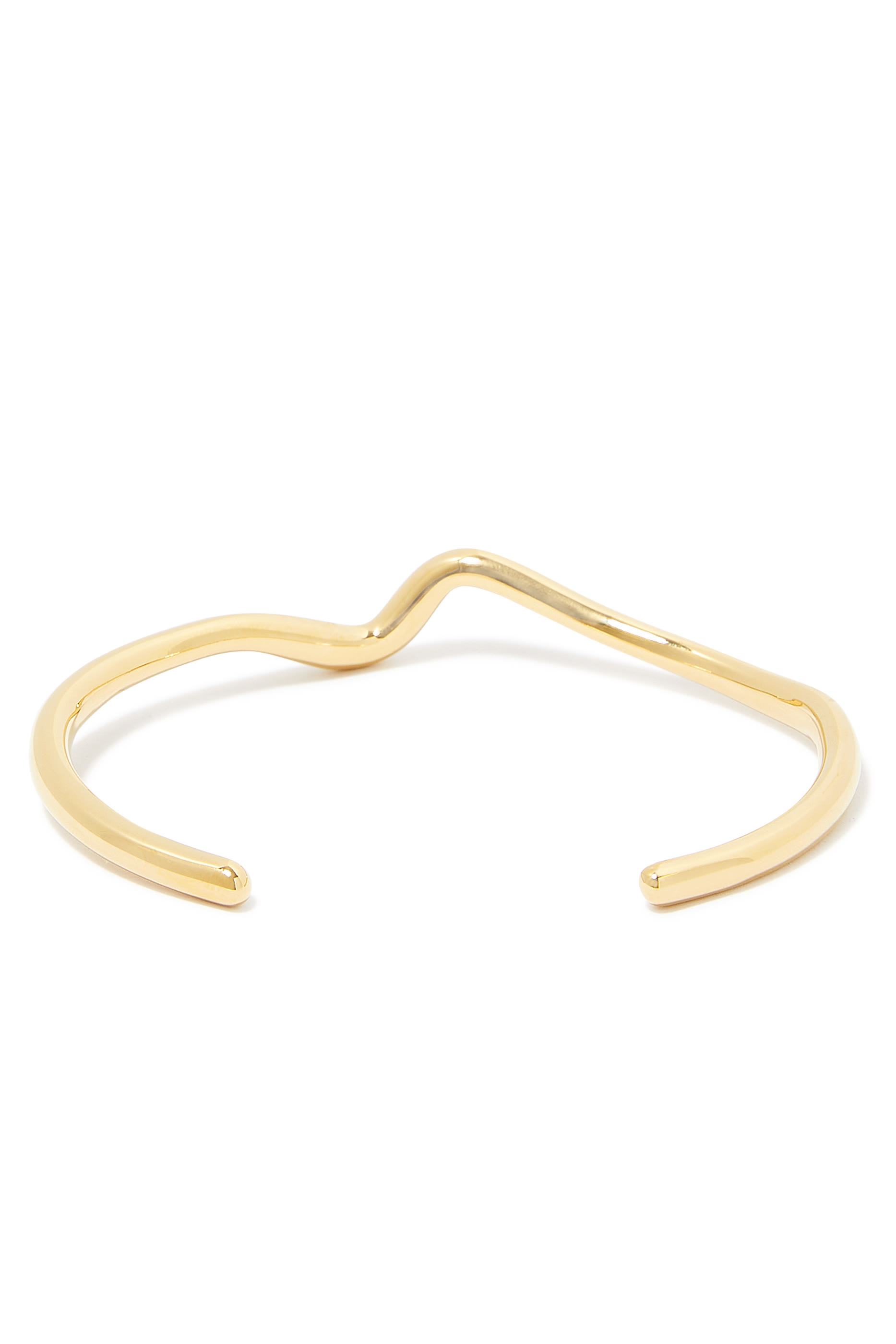 Molten Wave Cuff Bracelet, 18k Yellow Gold