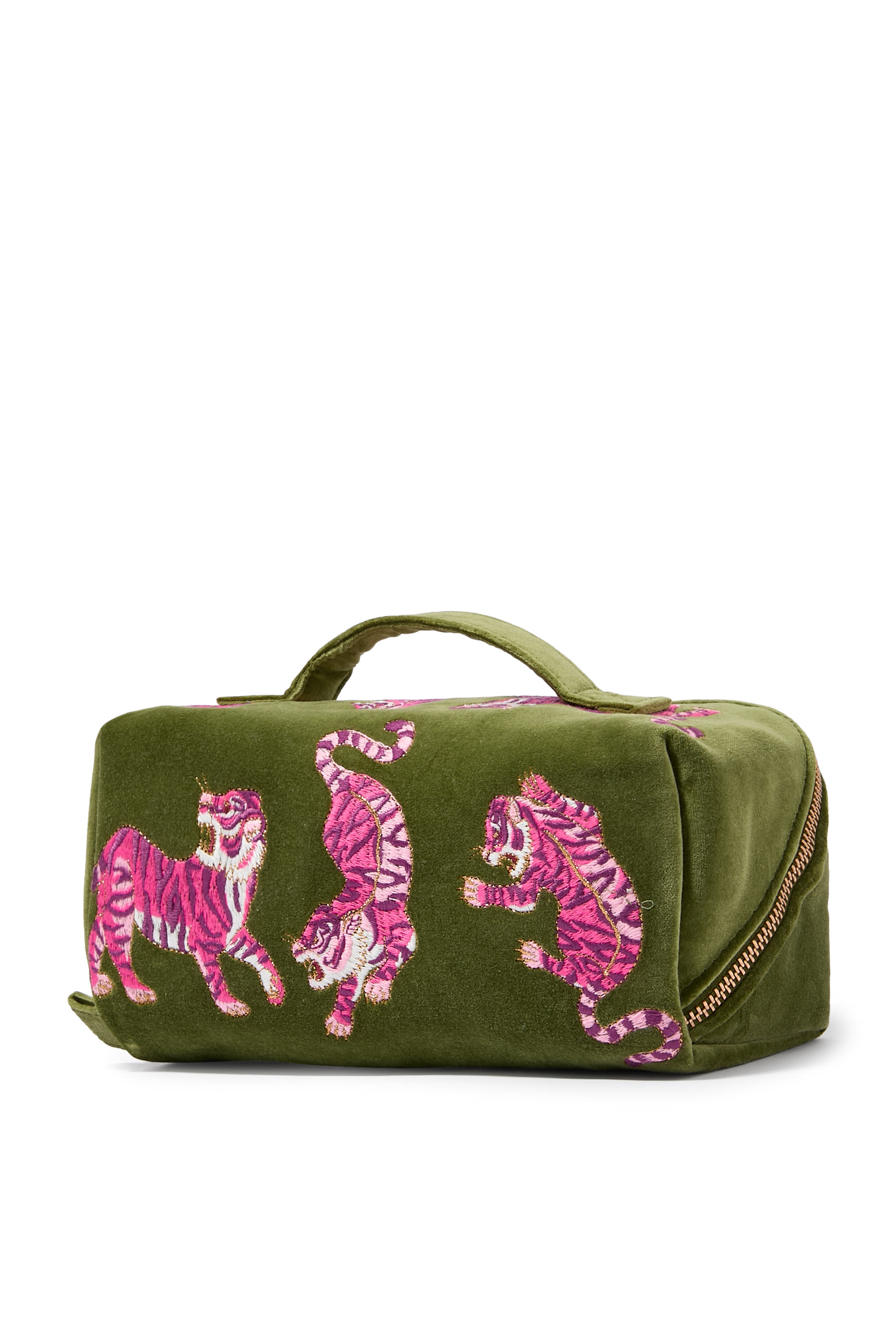 Wild Tiger Open Flat Makeup Bag