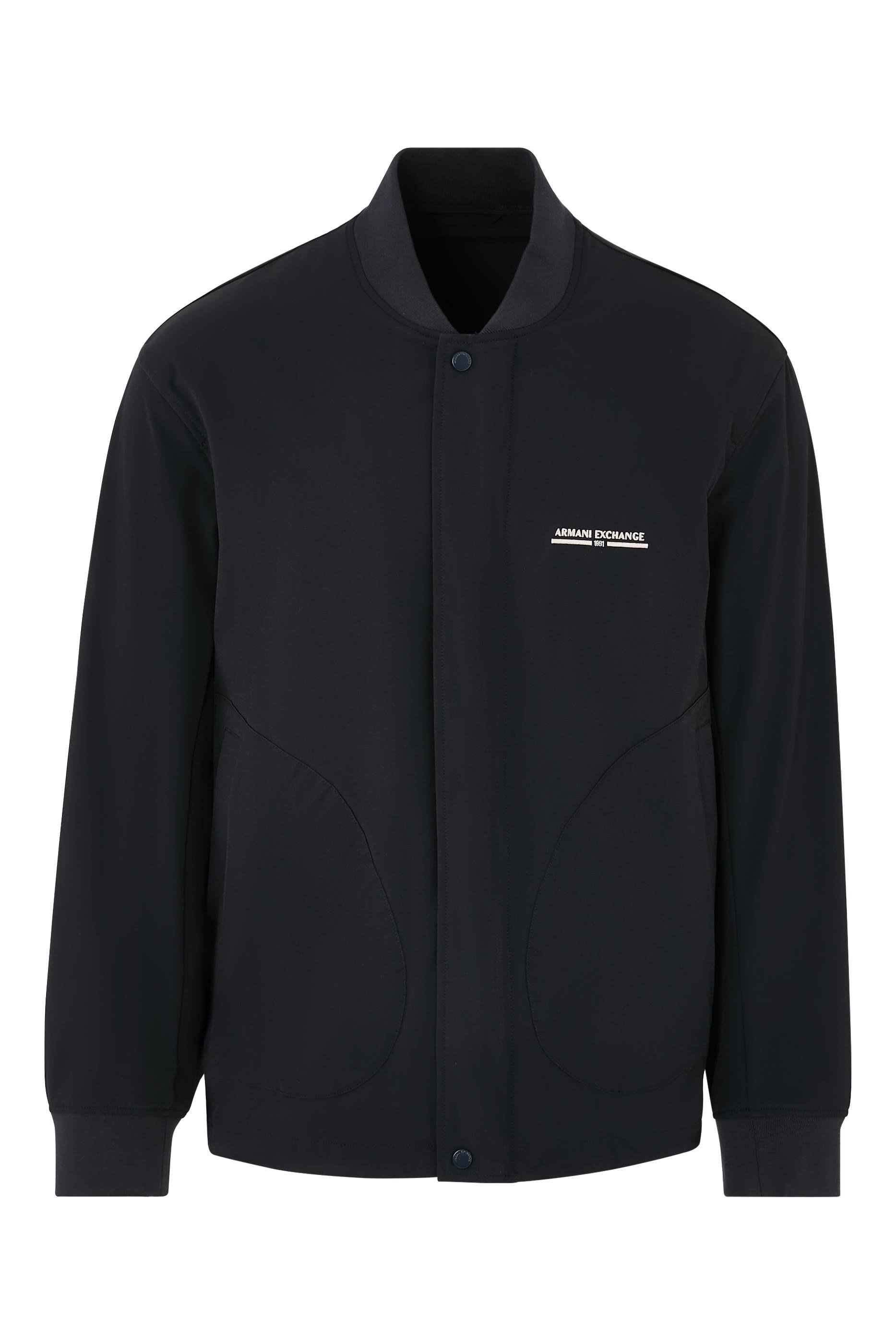 Marina Logo Buttoned Zipper Jacket