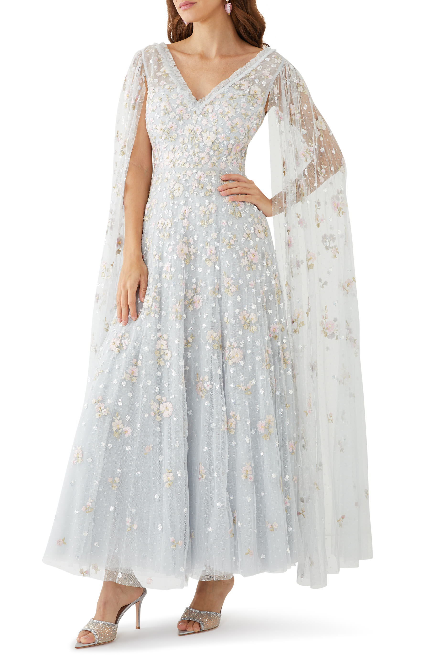 Dahlia Ditsy Ankle Gown