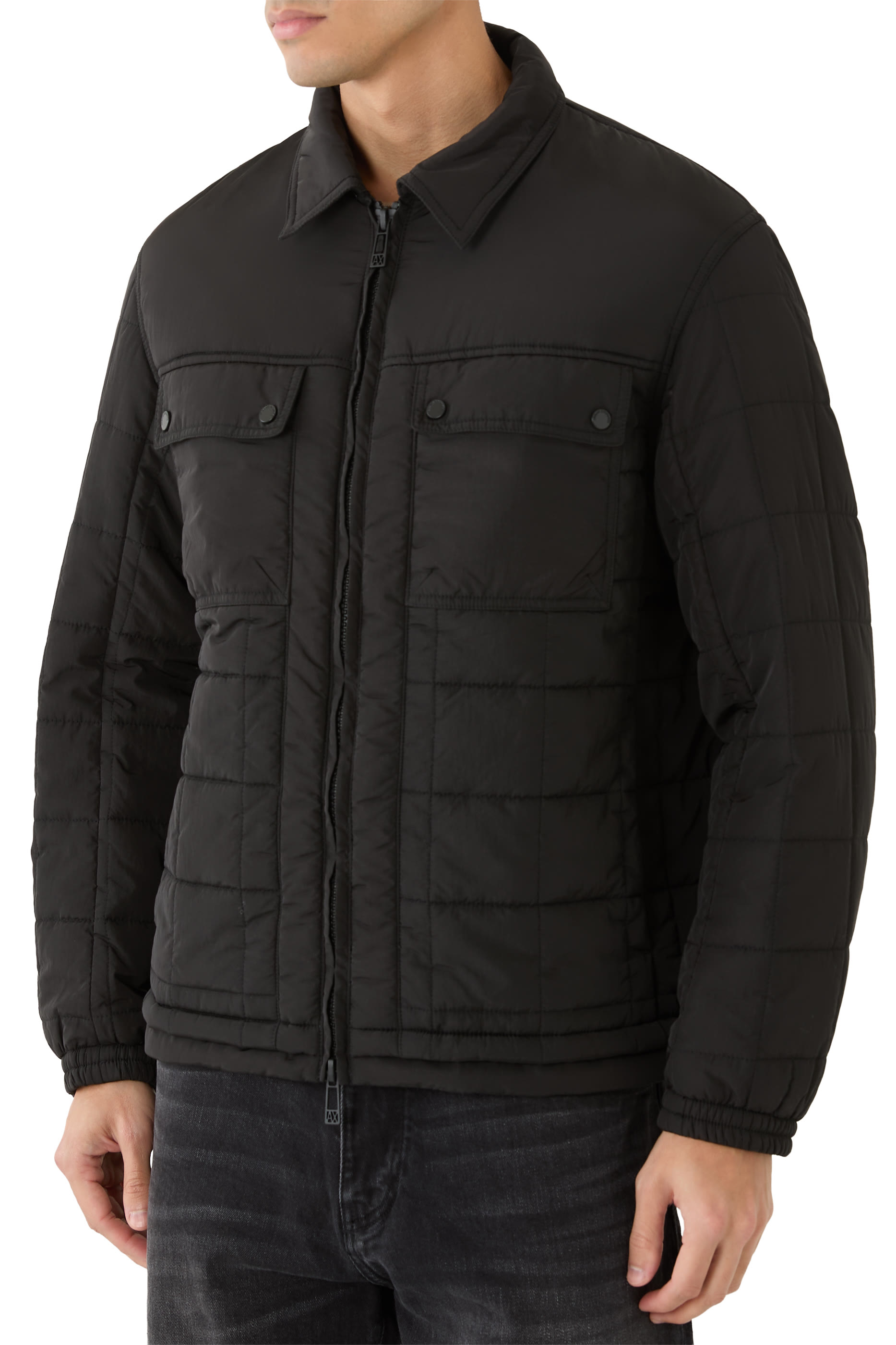 Zipper Quilted Jacket