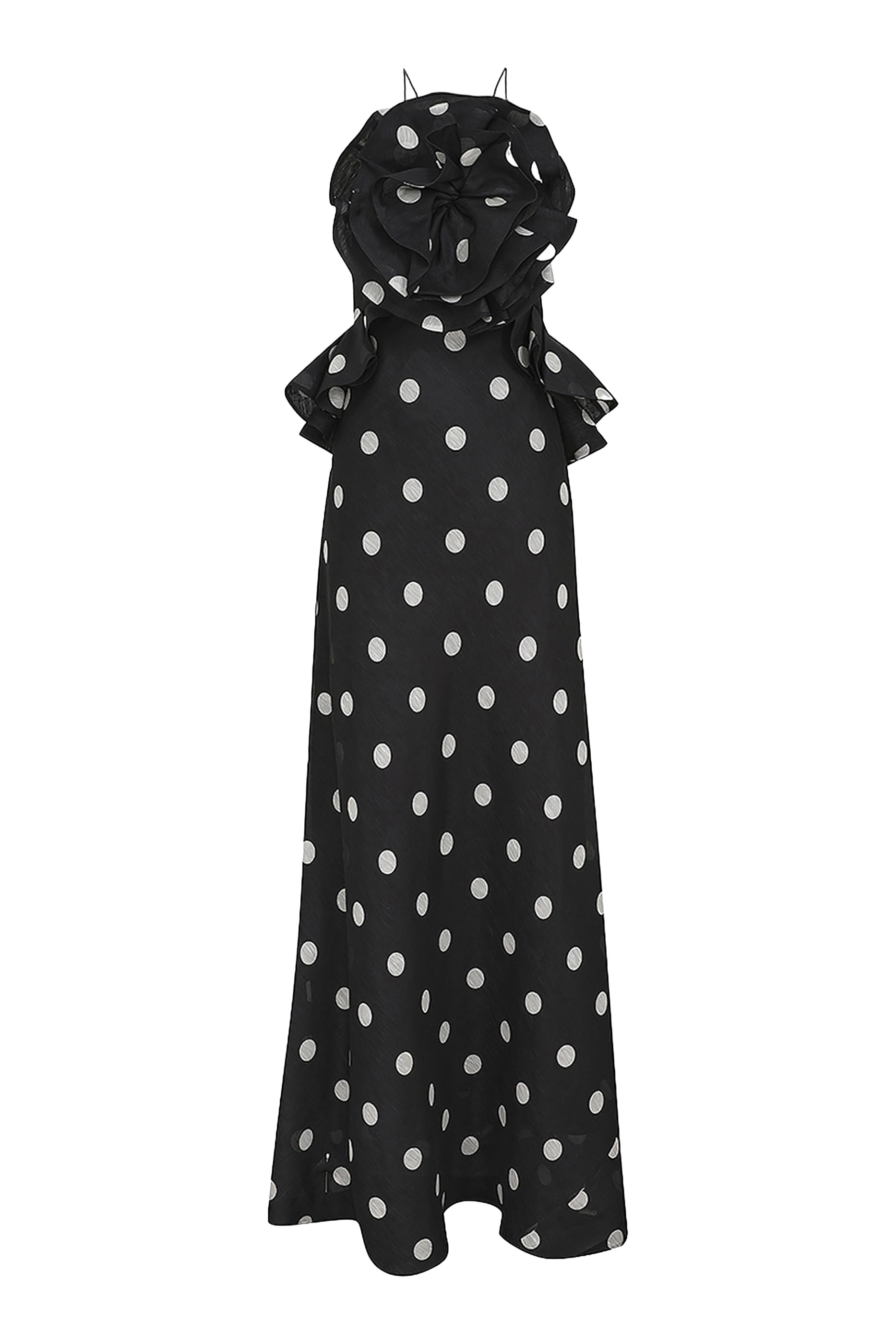 Crush Ruffle Halter Maxi Dress