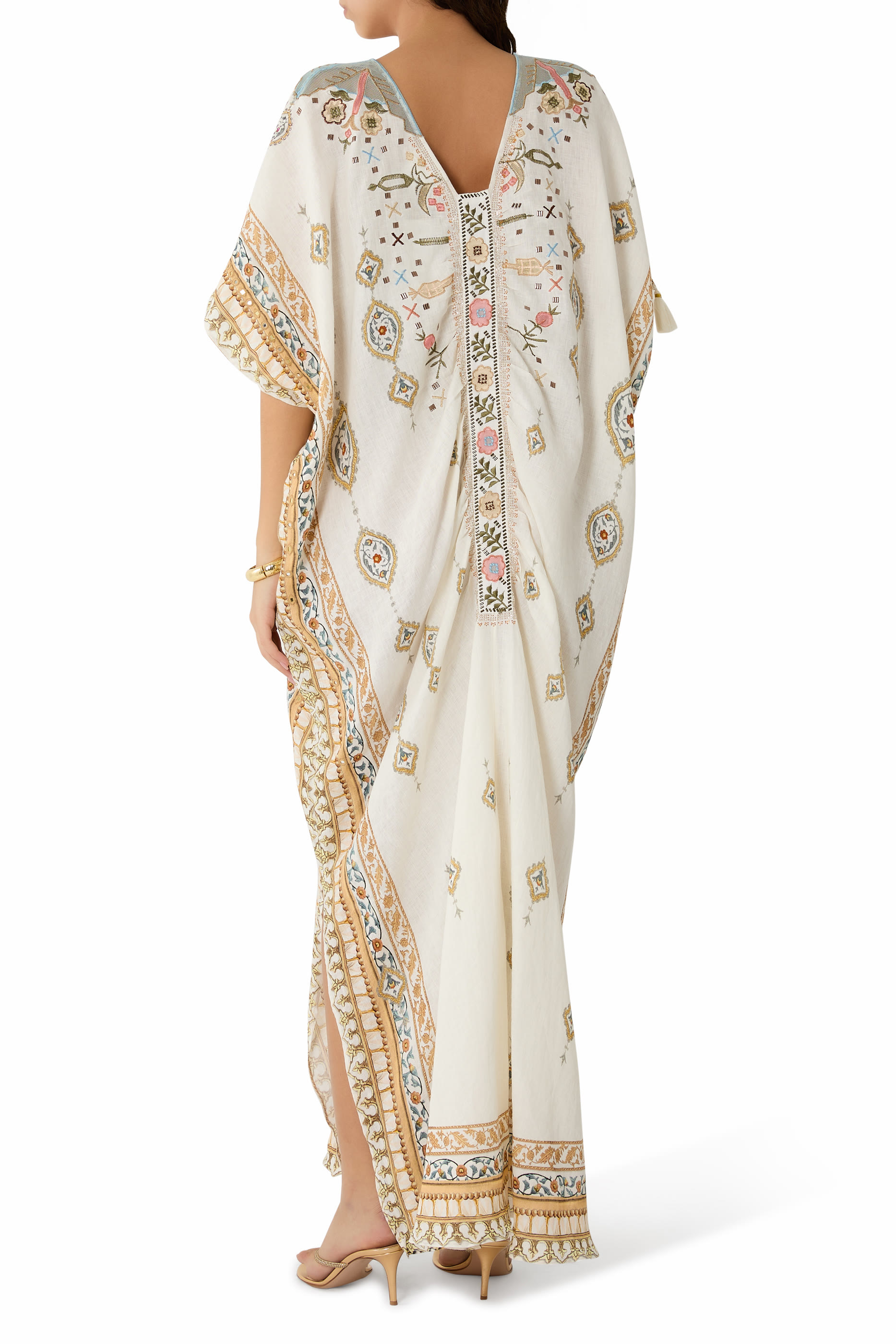  Ottoman Dynasty Kaftan with Front Tab Detail