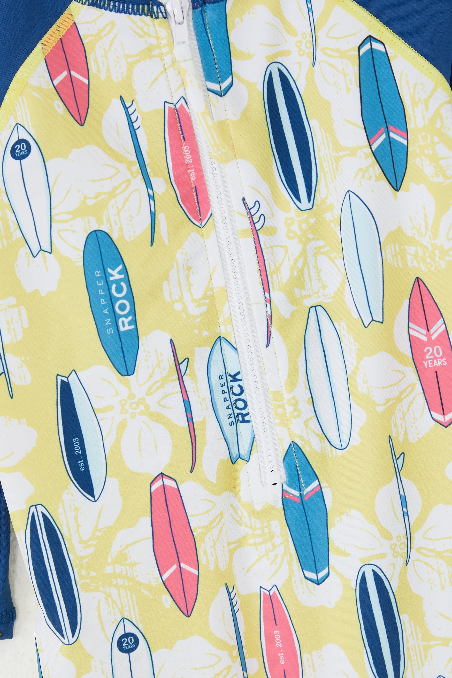 Kids Rock The Board Long Sleeve Sunsuit