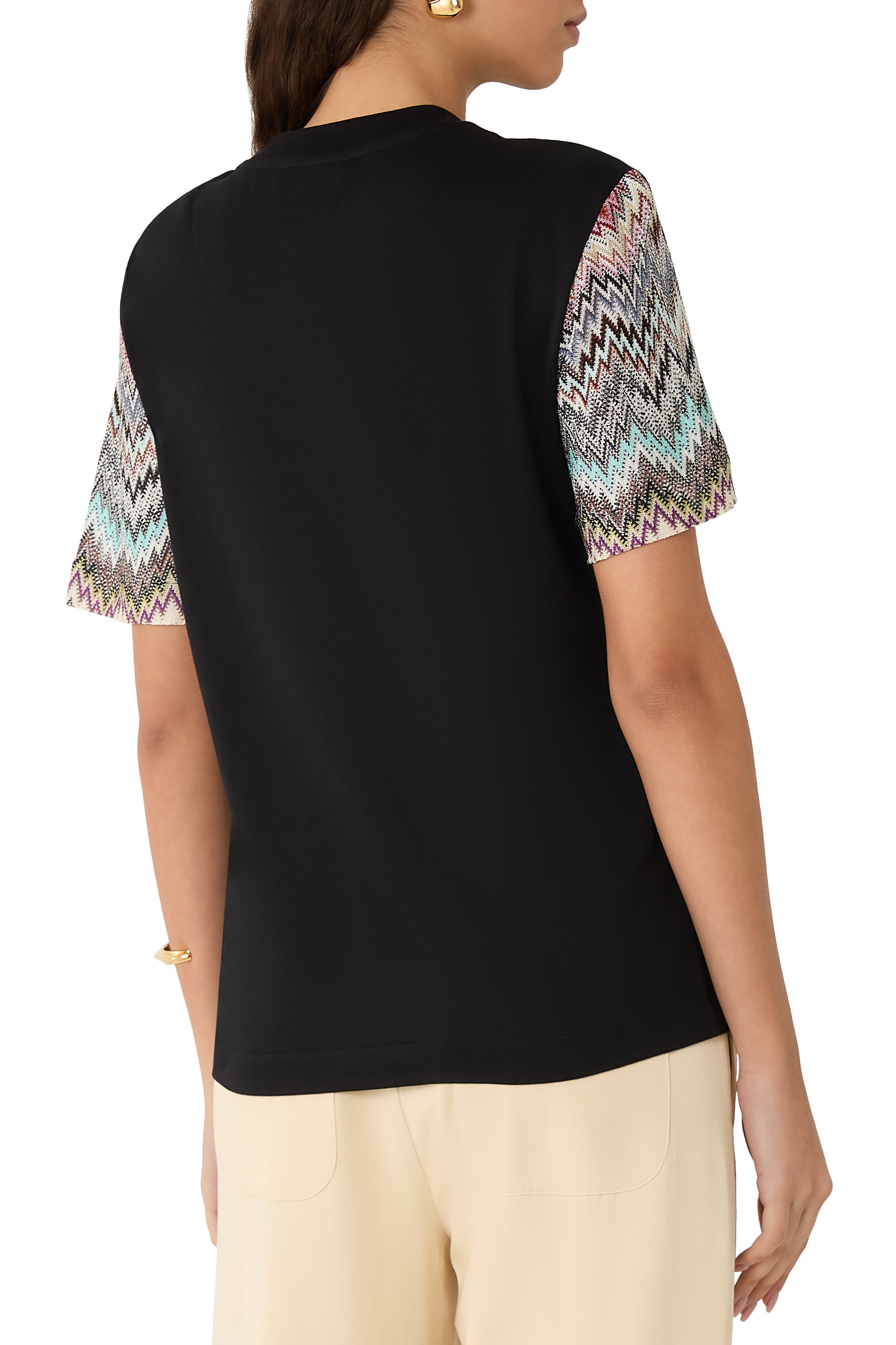 Crewneck Raschel Knit T-shirt