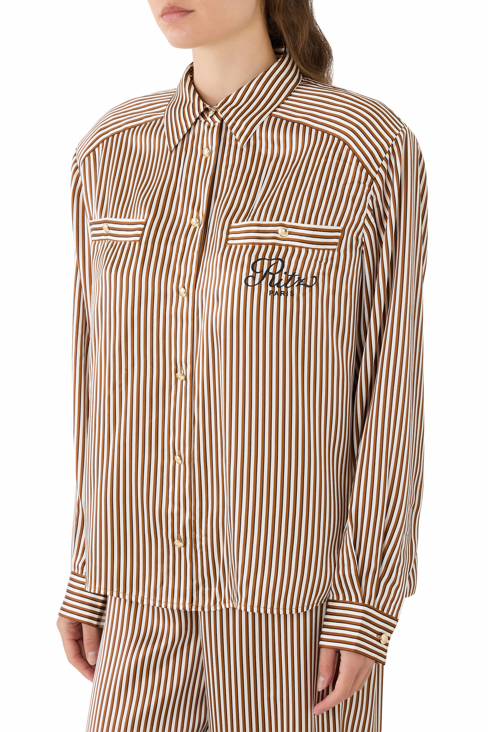 Ritz Striped Pajama Shirt