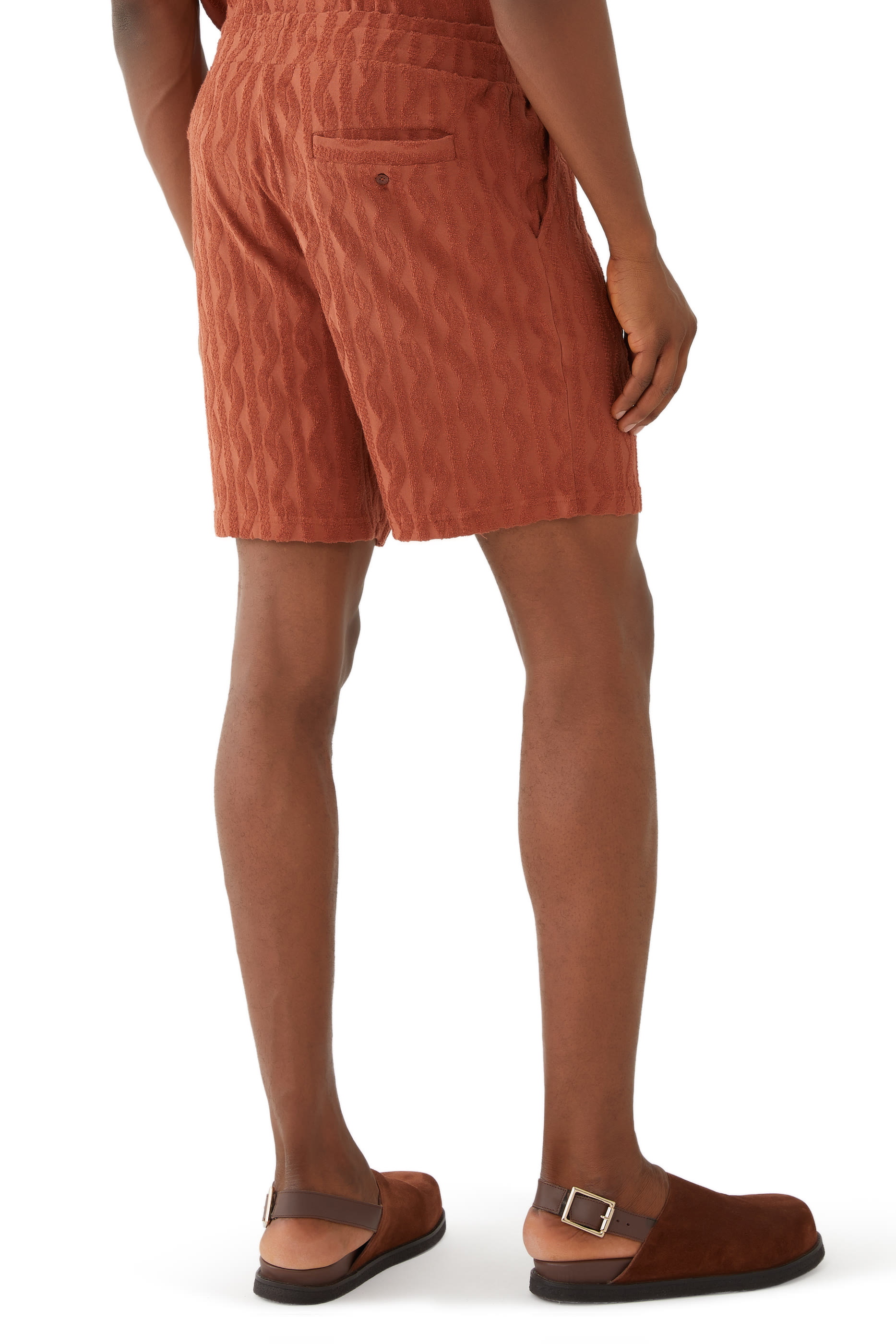 Augusto Terry Cotton Shorts