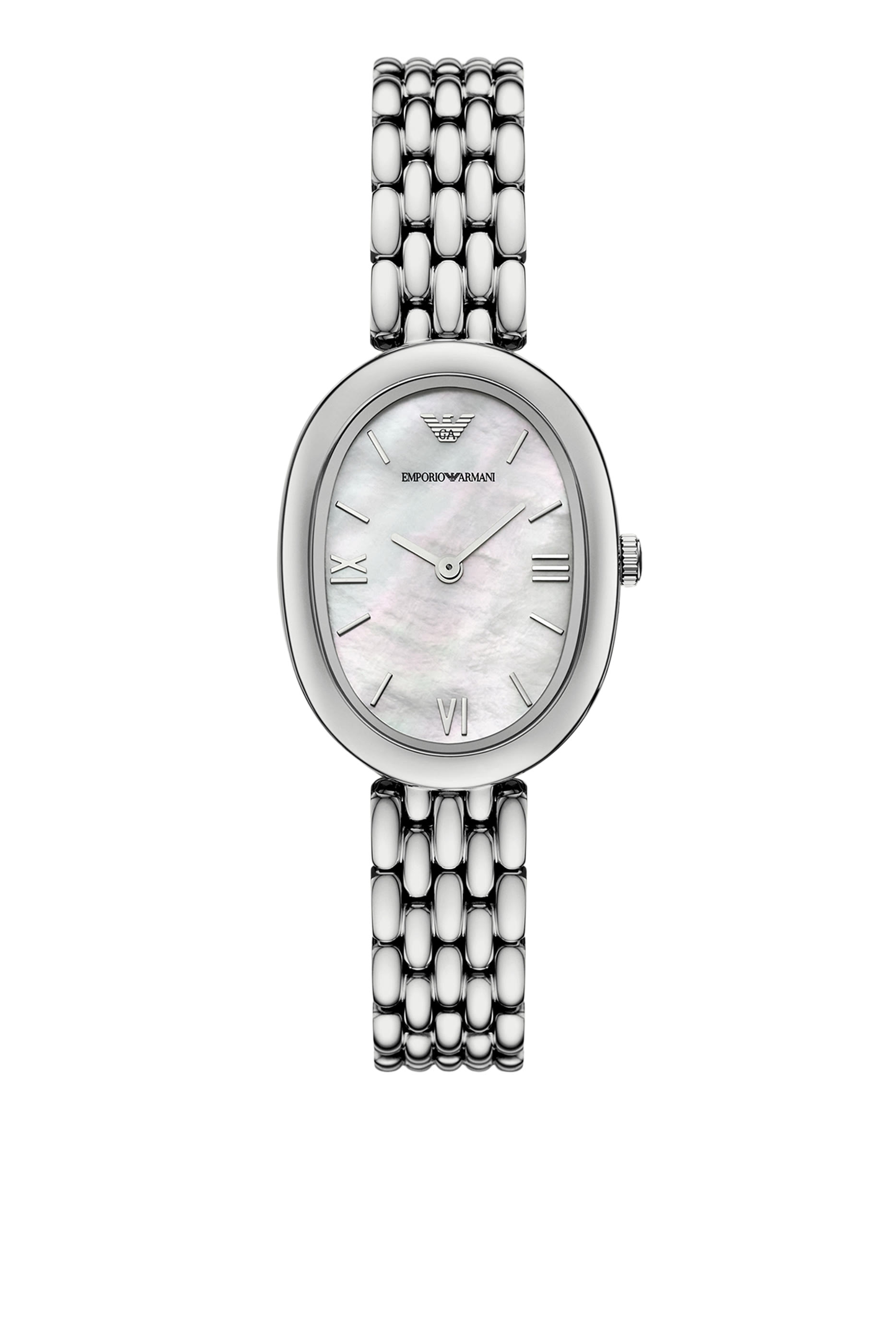 Two-Hand Stainless Steel Watch