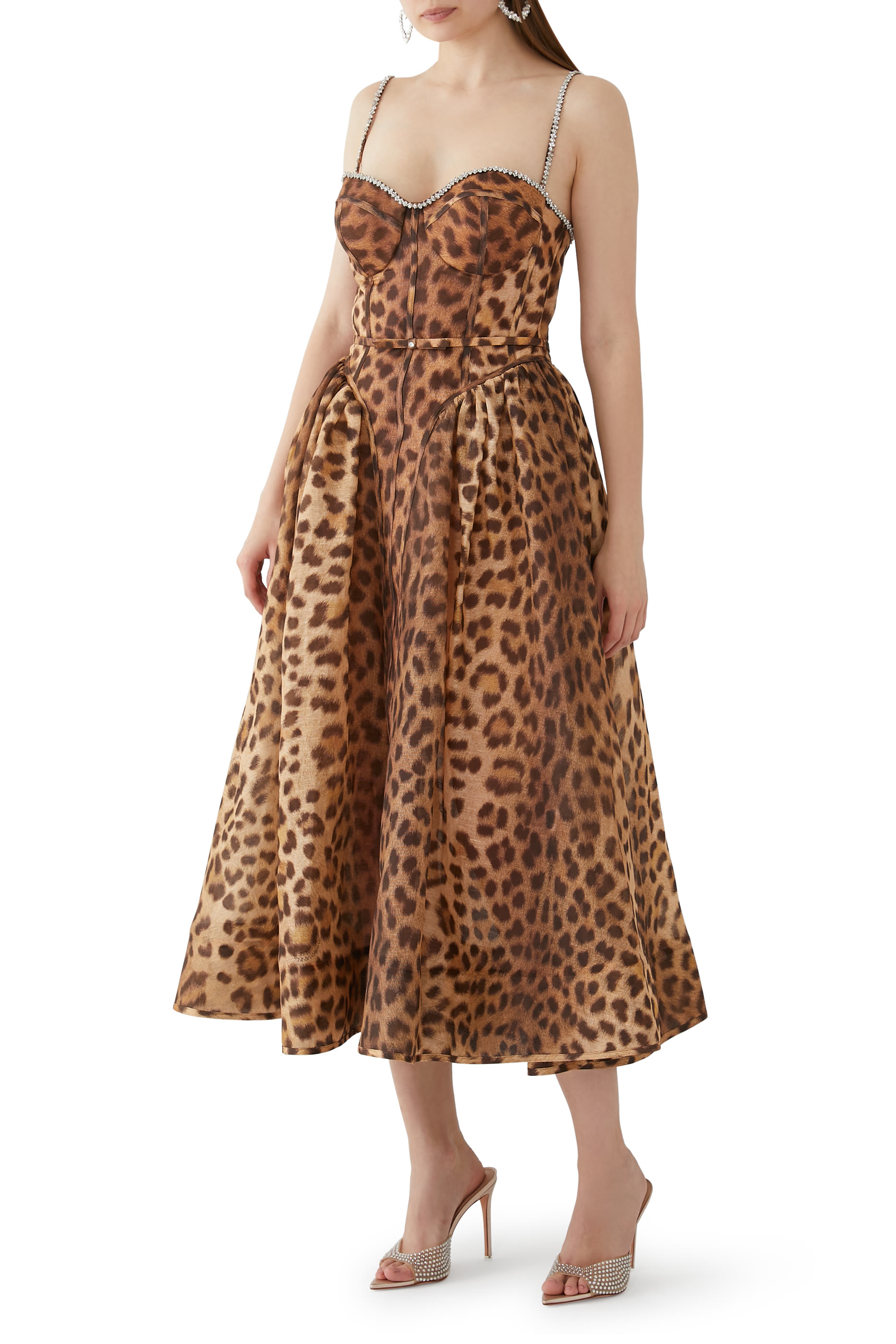 Crush Panelled Midi Dress