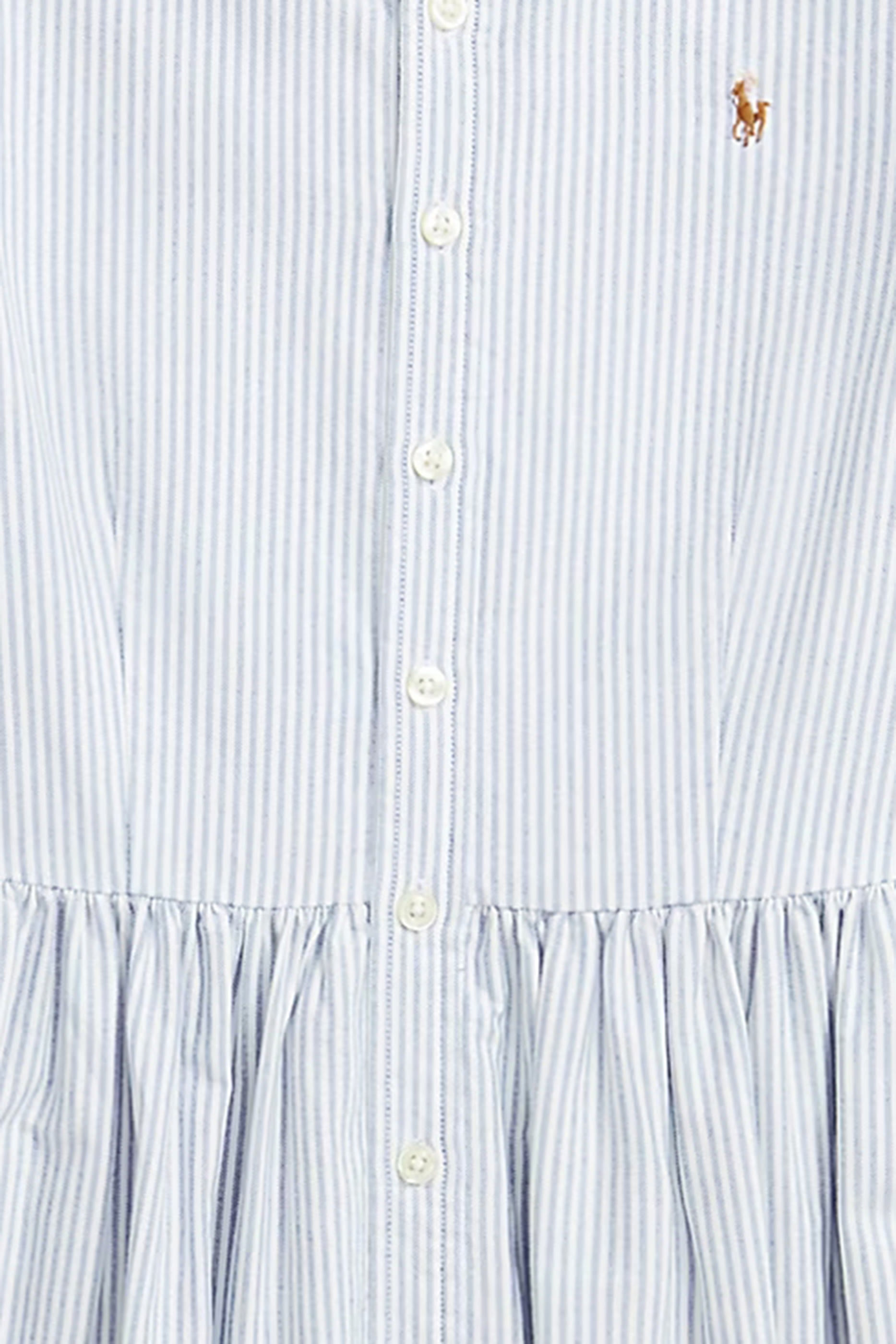 Kids Striped Cotton Shirtdress