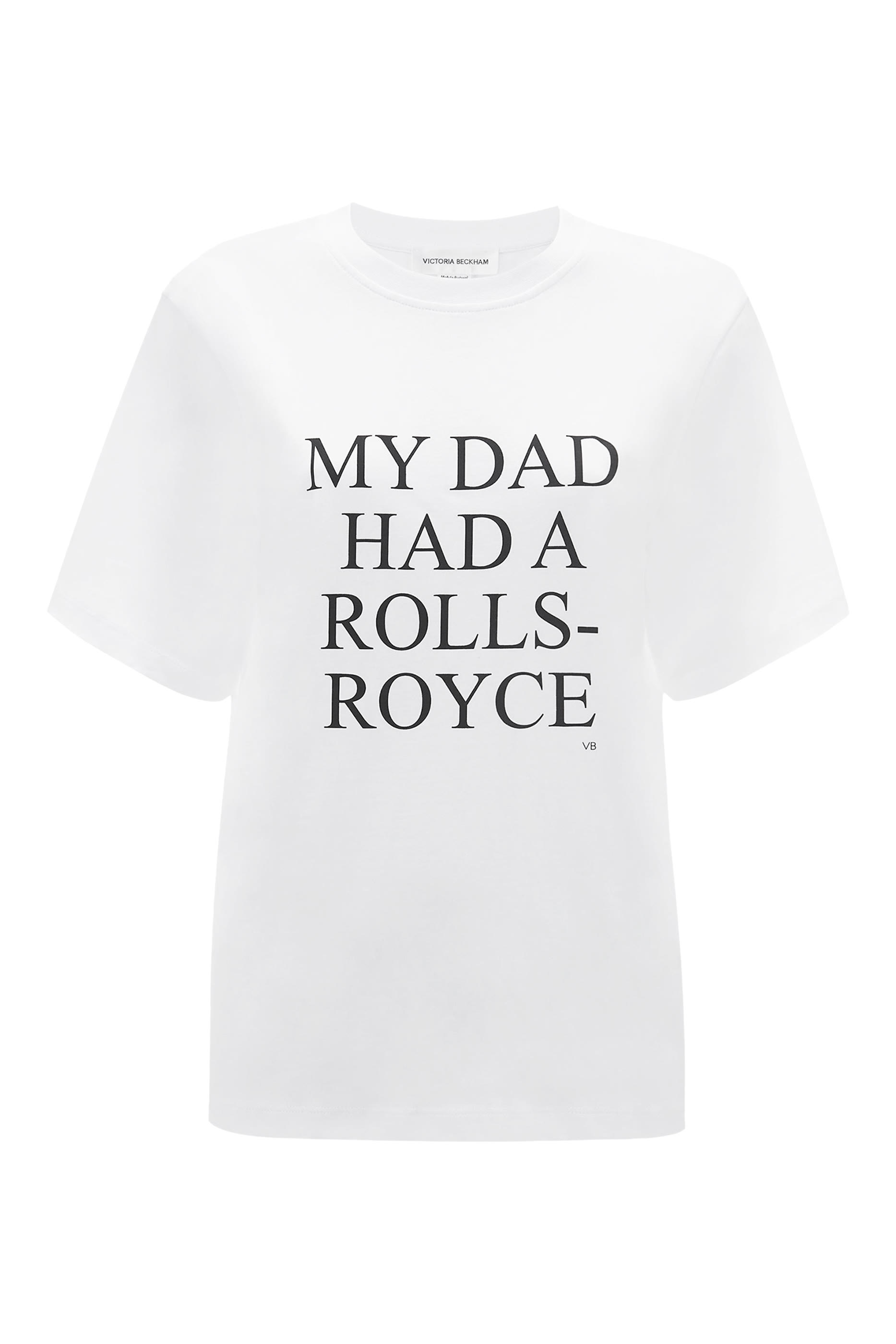 "My Dad Had A Rolls-Royce" Slogan T-Shirt