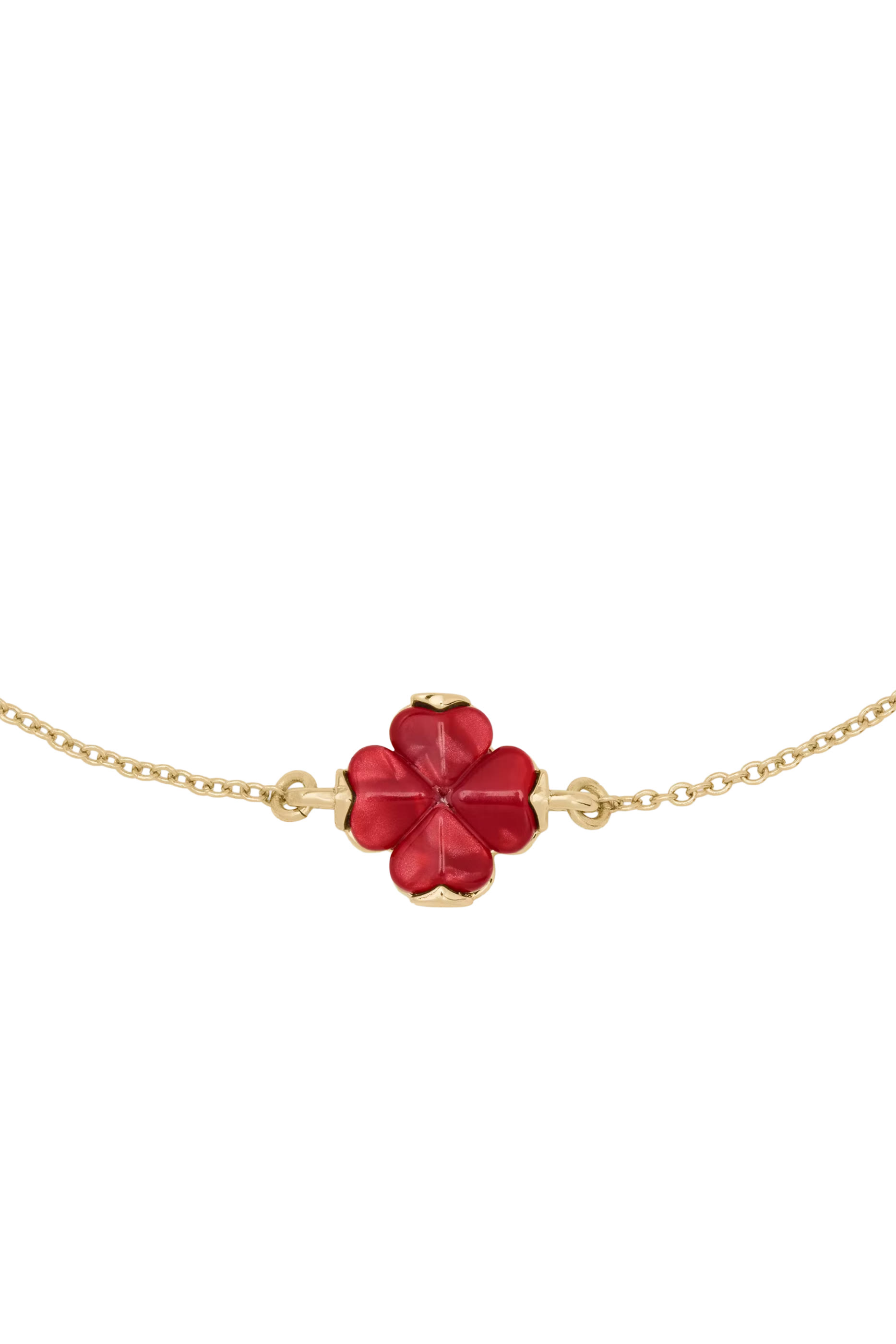 Spade Flower Solitaire Bracelet