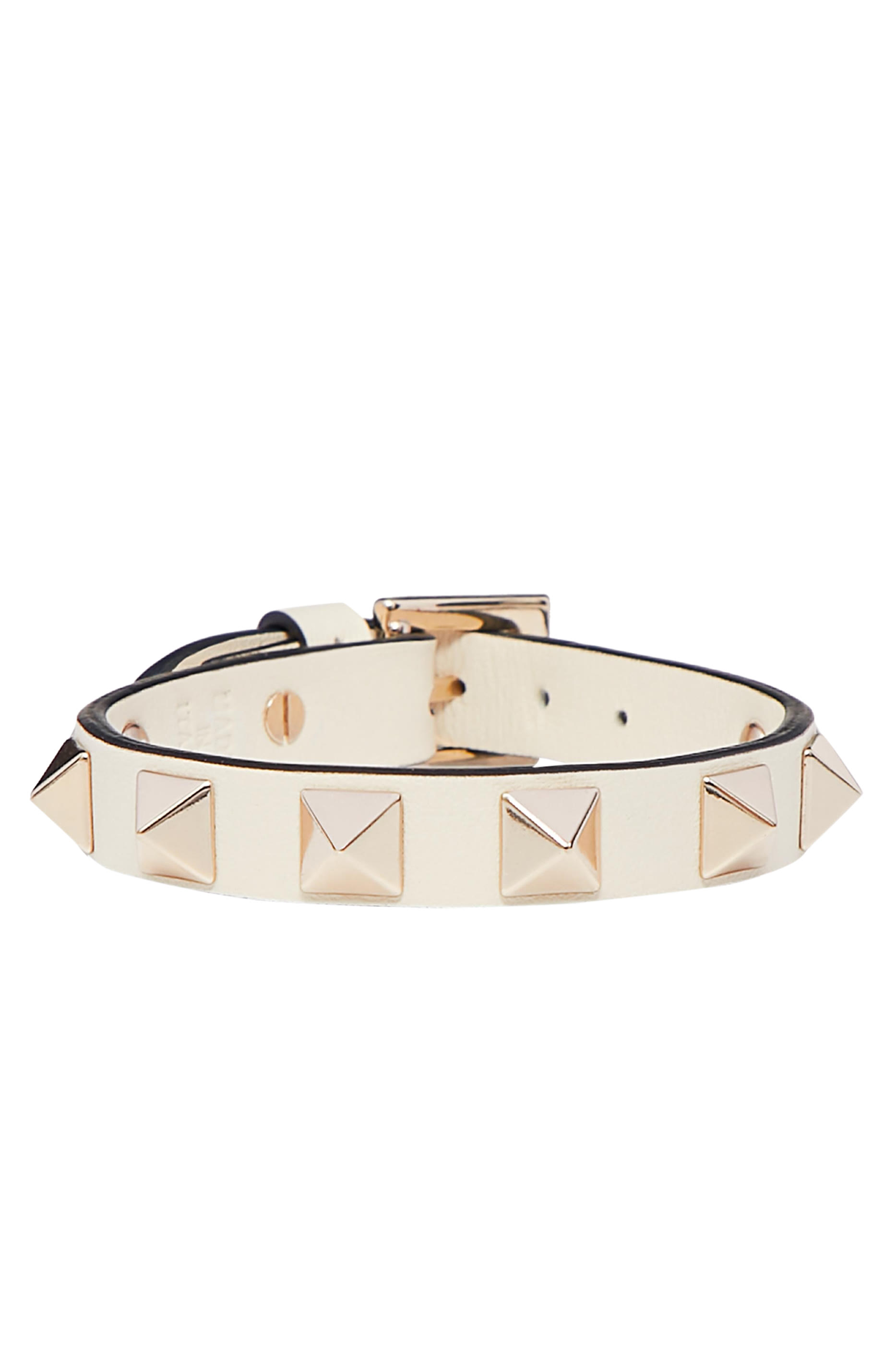 Rockstud Small Leather Bracelet