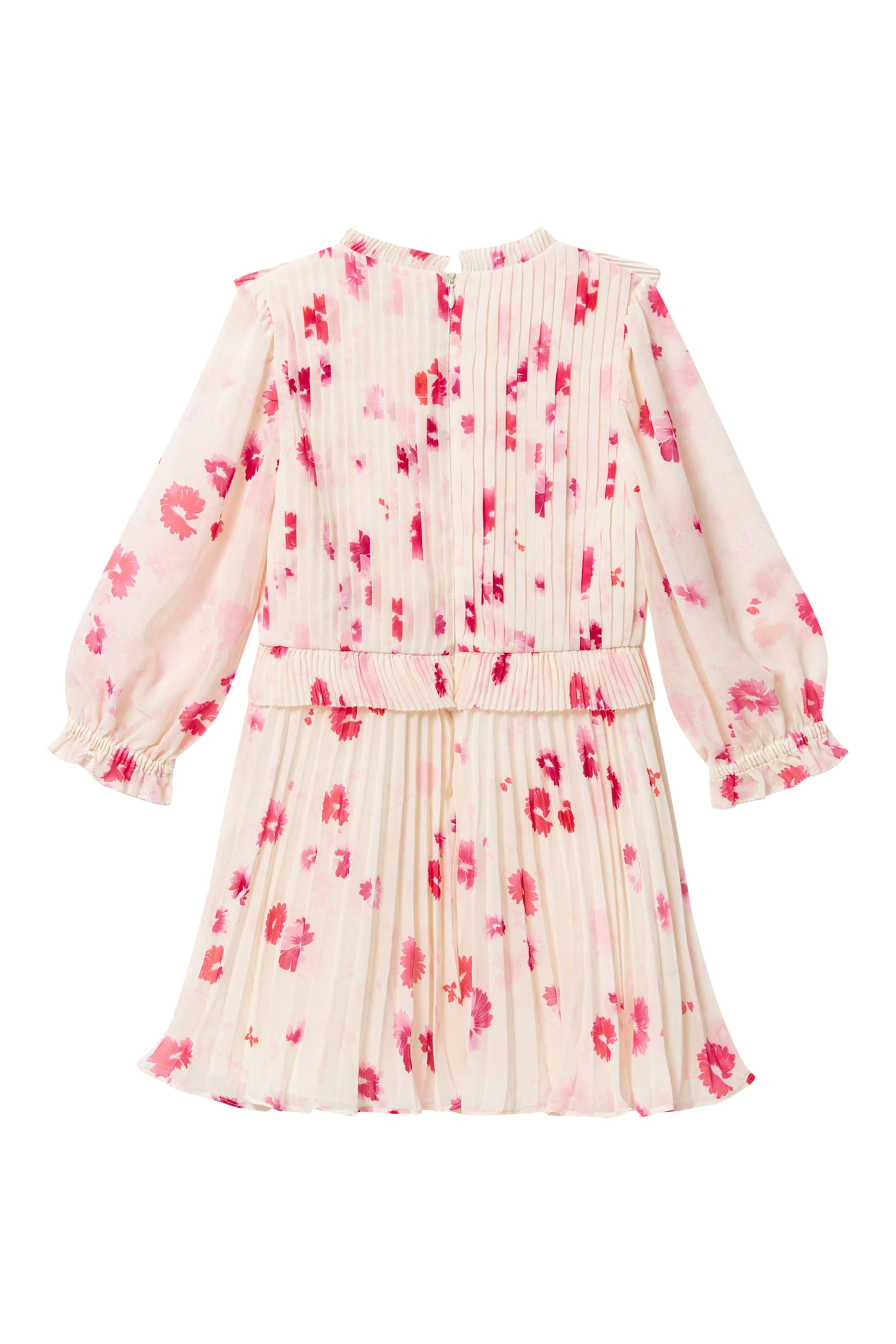 Kids Printed Chiffon Mini Dress