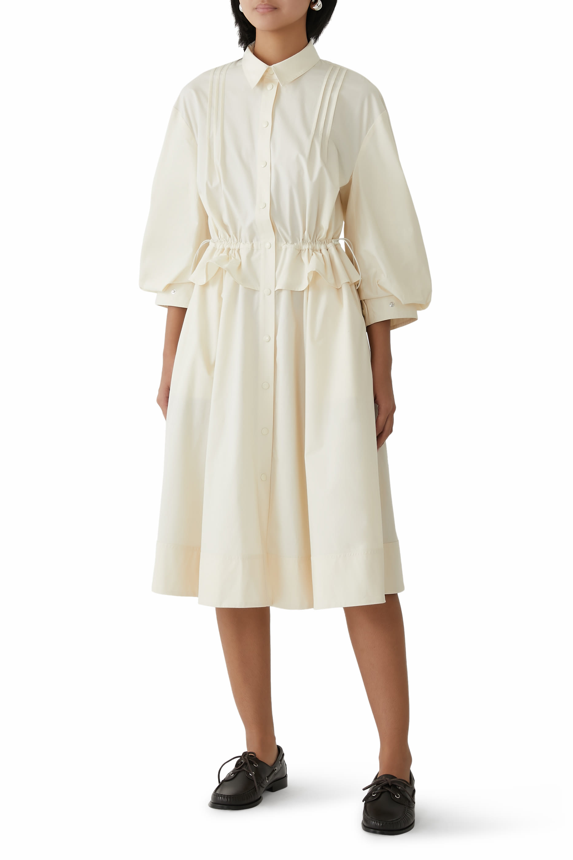 Button-Down Midi Dress