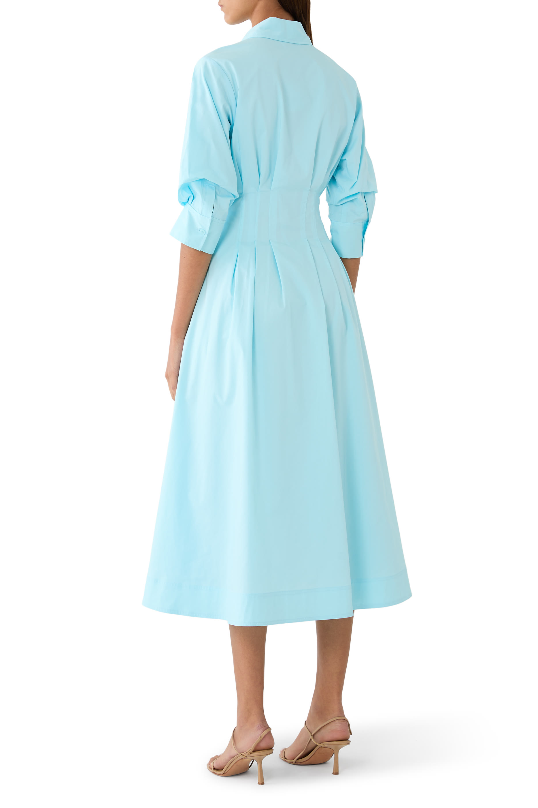 Jazz Pintuck Midi Dress