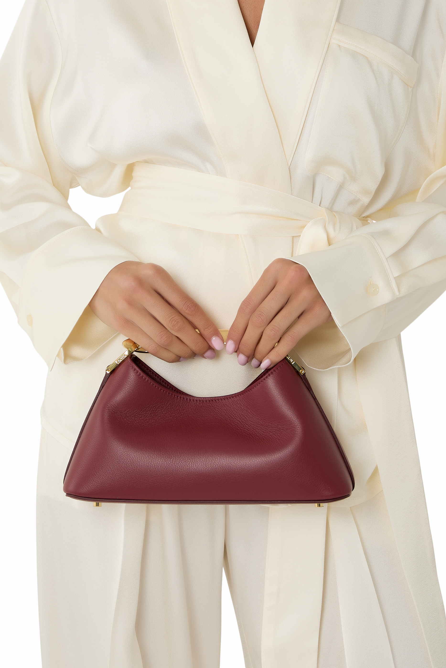 Mini Boomerang Leather Bag