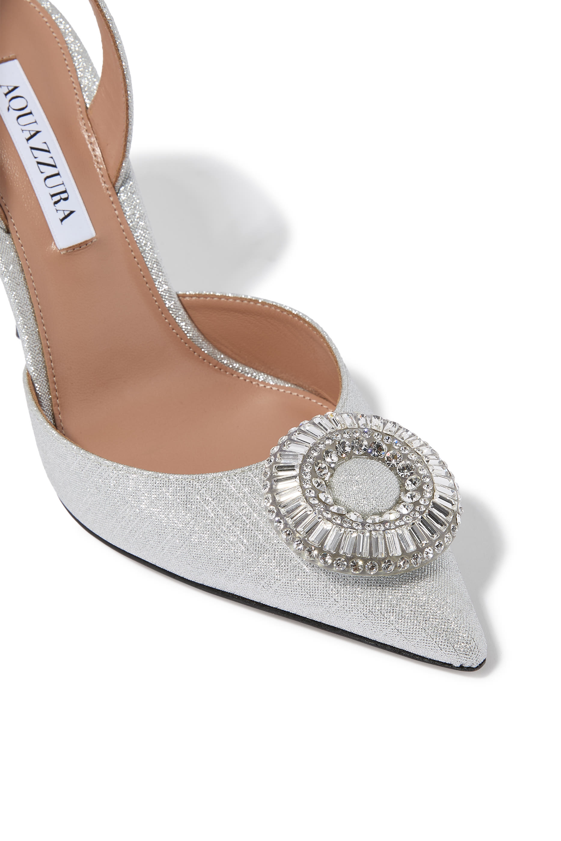 Crystal Hoop 105 Sling Pumps